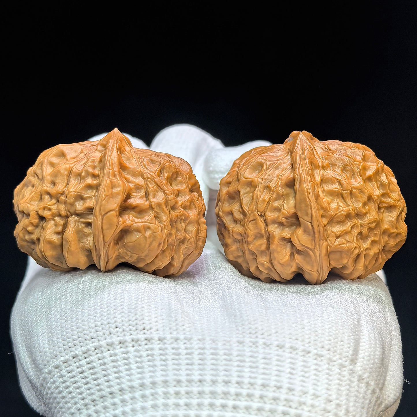 "Little Pumpkin" Xiao Nangua NGD-1501C Low-Profile Wenwan Walnuts Pair | 41.0mm x 43.0mm | NGD-1501C