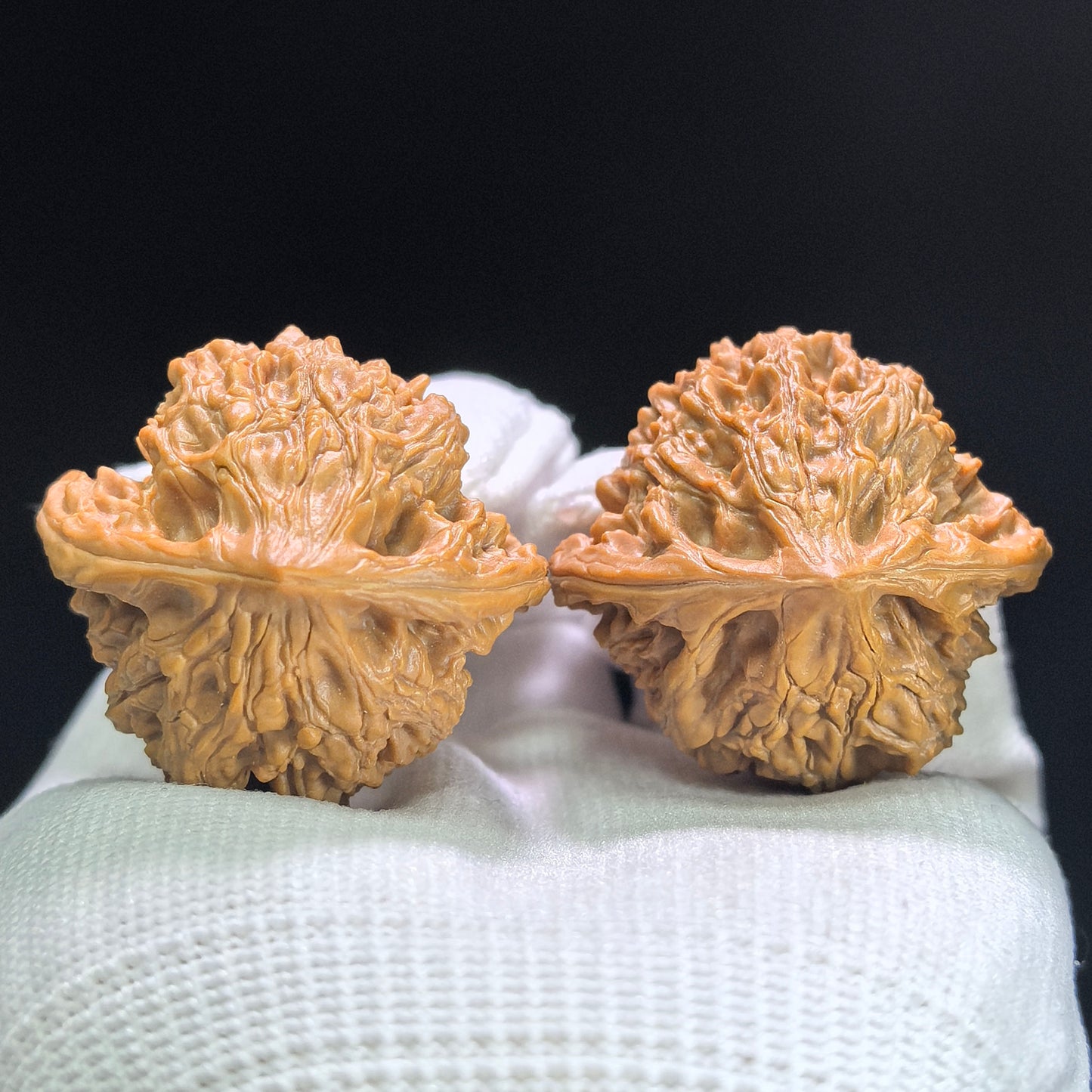 "Peach Heart Xiayun Ridge" Taoxin Xiayunling XYL-1405 Low-Profile Wenwan Walnuts Pair | 39.0mm x 37.0mm | XYL-1405
