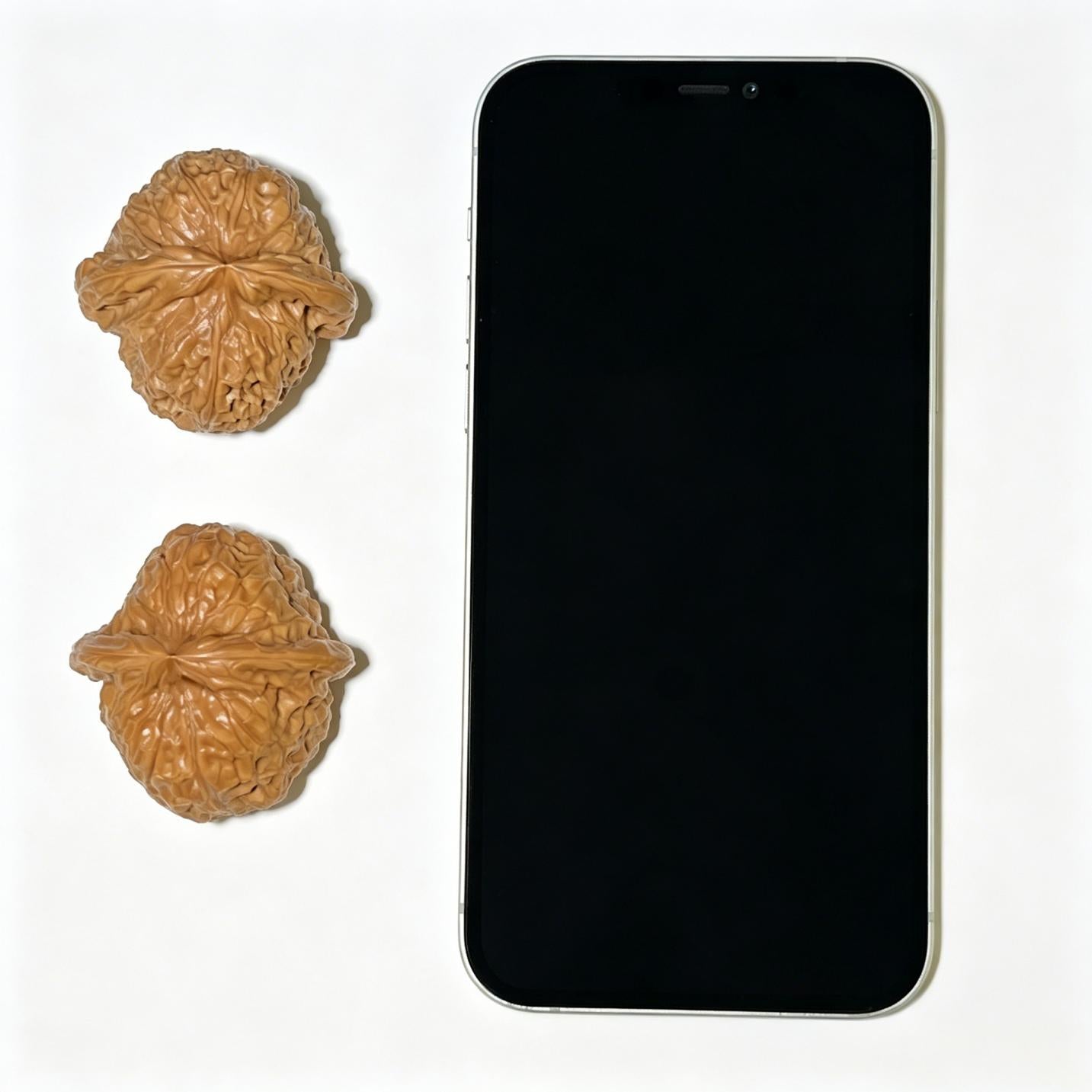 "Pumpkin Block" Nanguadun Wenwan Walnuts Pair | 42.0mm x 44.0mm | NGD-1102
