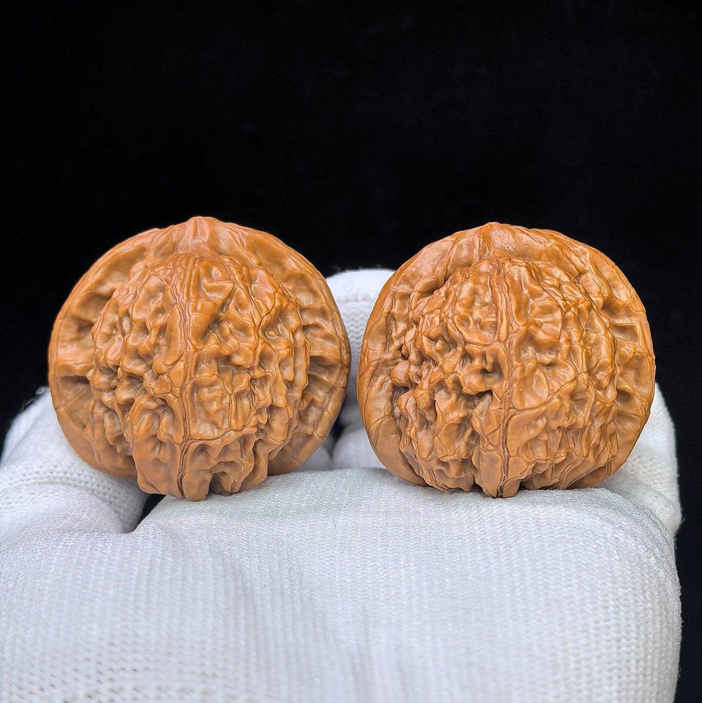 "Golden Qilin" Jin Qilin JQL-SY1F6 Low-Profile Wenwan Walnuts Pair | 42.0mm x 42.0mm | JQL-SY1F6