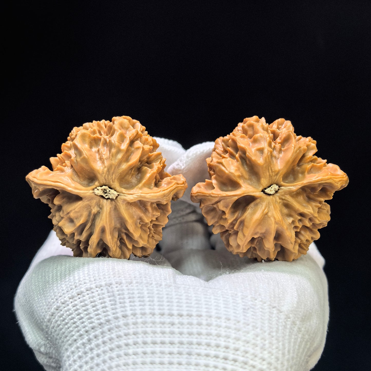 "Imperial Crown" Diwang DW-1602 Wenwan Walnuts Pair | 46.0mm x 43.0mm | DW-1602