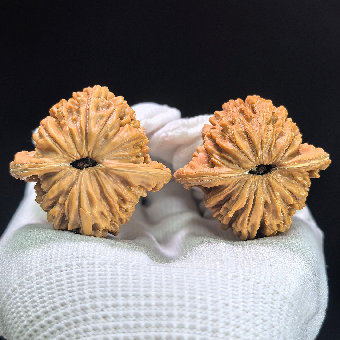 "Four-Tower Pavilion Lionhead" Sizouloutou SZL-1405 Low-Profile Wenwan Walnuts Pair | 41.0mm x 39.0mm | SZL-1405
