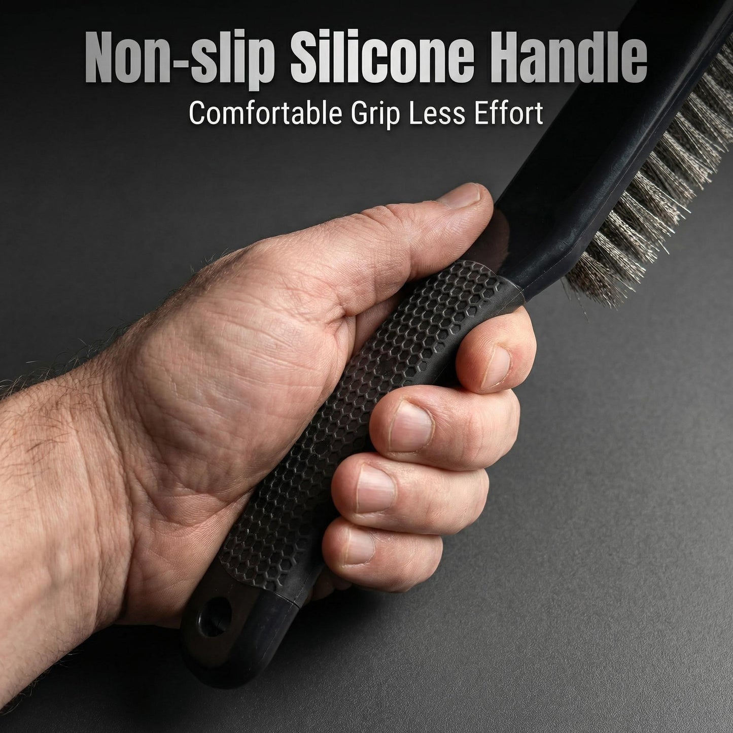 Professional Wenwan Walnut Wire Brush Set | Soft 304 Steel Polishing Brush & Single-Row Hard Steel Cleaning Brush