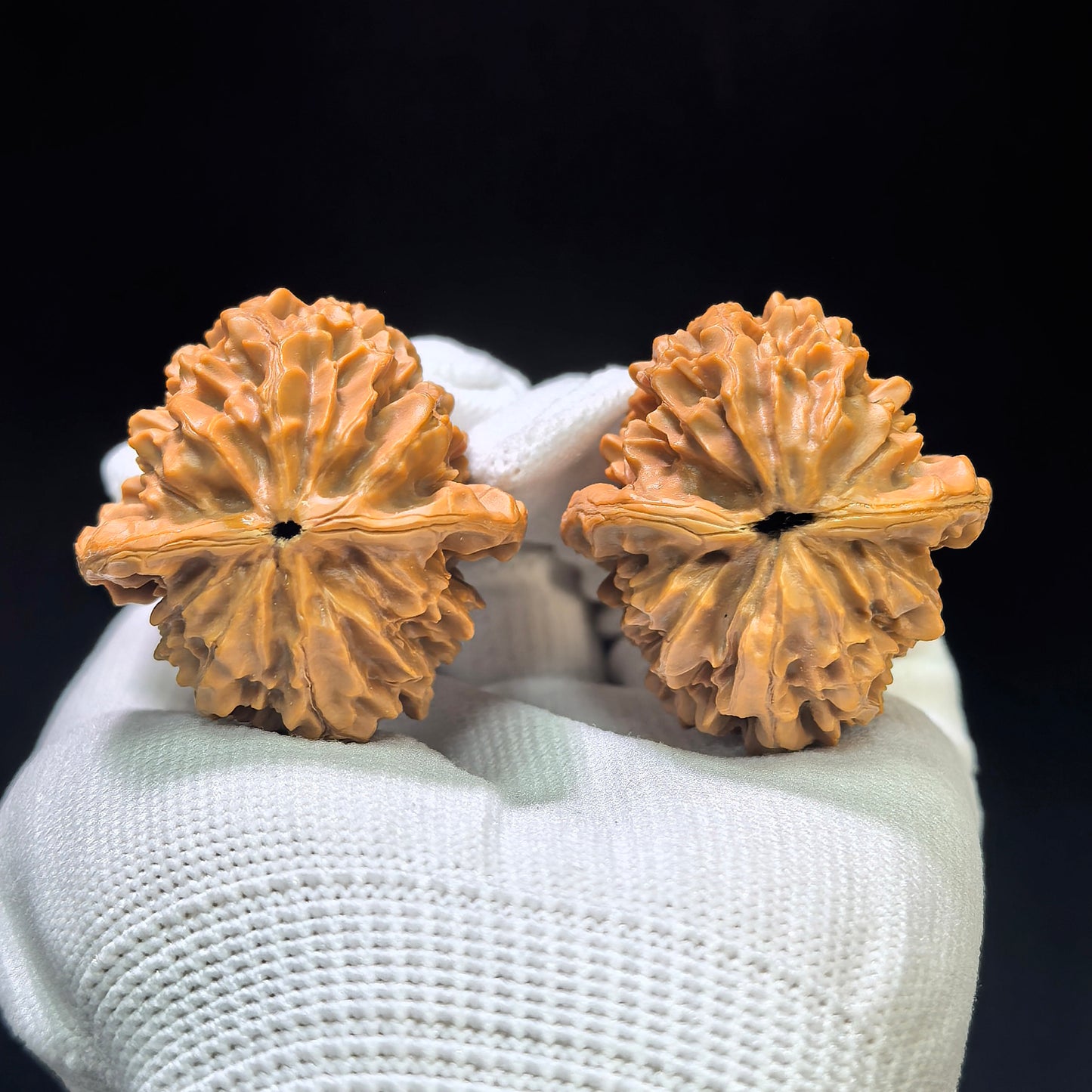 "Fortune Mouse" Zhaocai Shu ZCS-1601 Wenwan Walnuts Pair | 37.0mm x 39.0mm | ZCS-1601