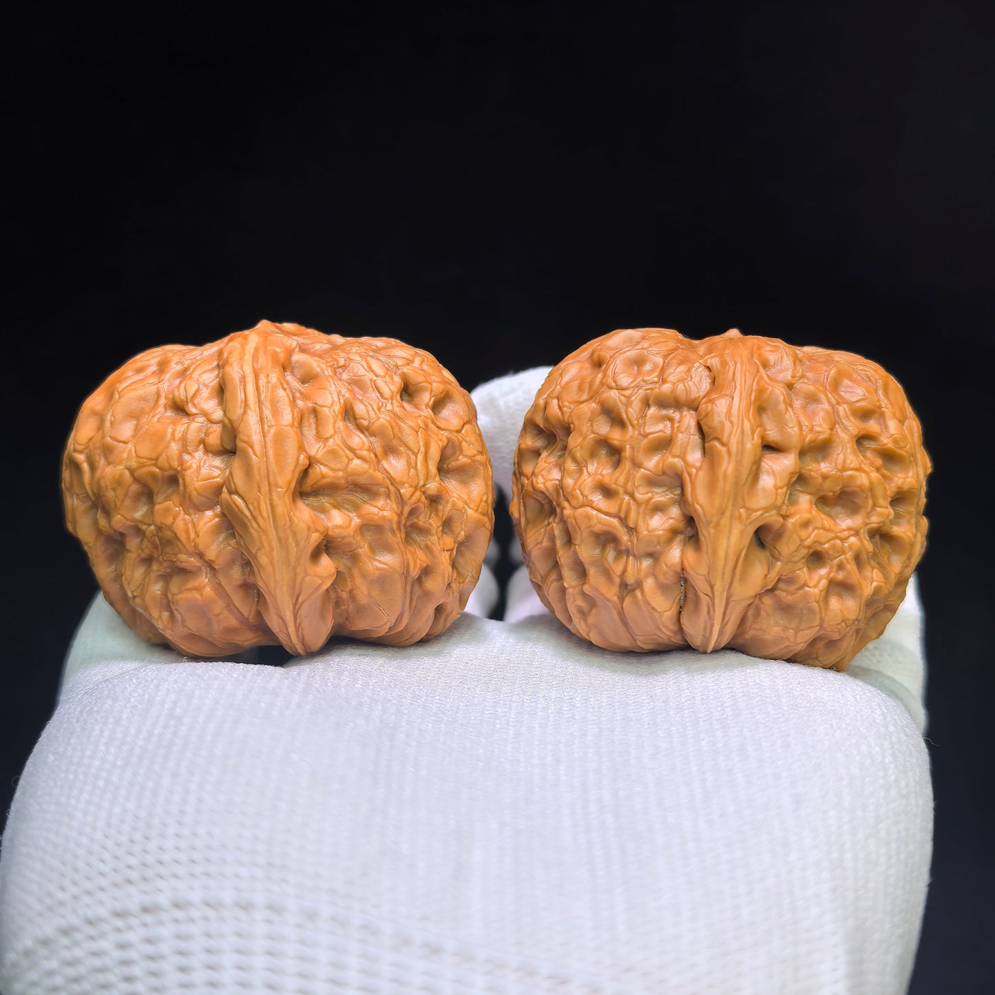 "Fried Rice Cake Roll" Lvdagun Wenwan Walnuts Pair | 43.0mm x 49.0mm | LDG-1551C