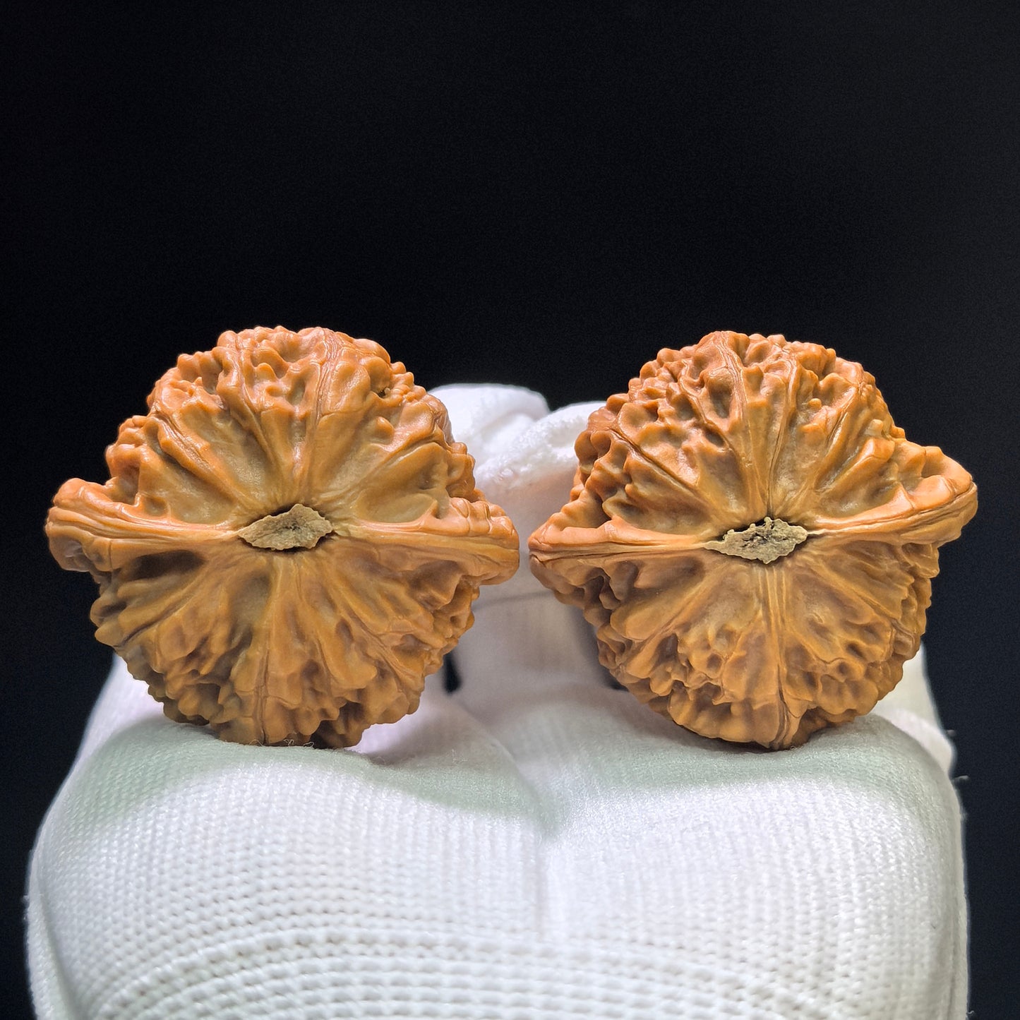"Palace Lantern" Gongdeng Wenwan Walnuts (Pair) | 43.0mm x 40.0mm | Stock ID: GD-1102
