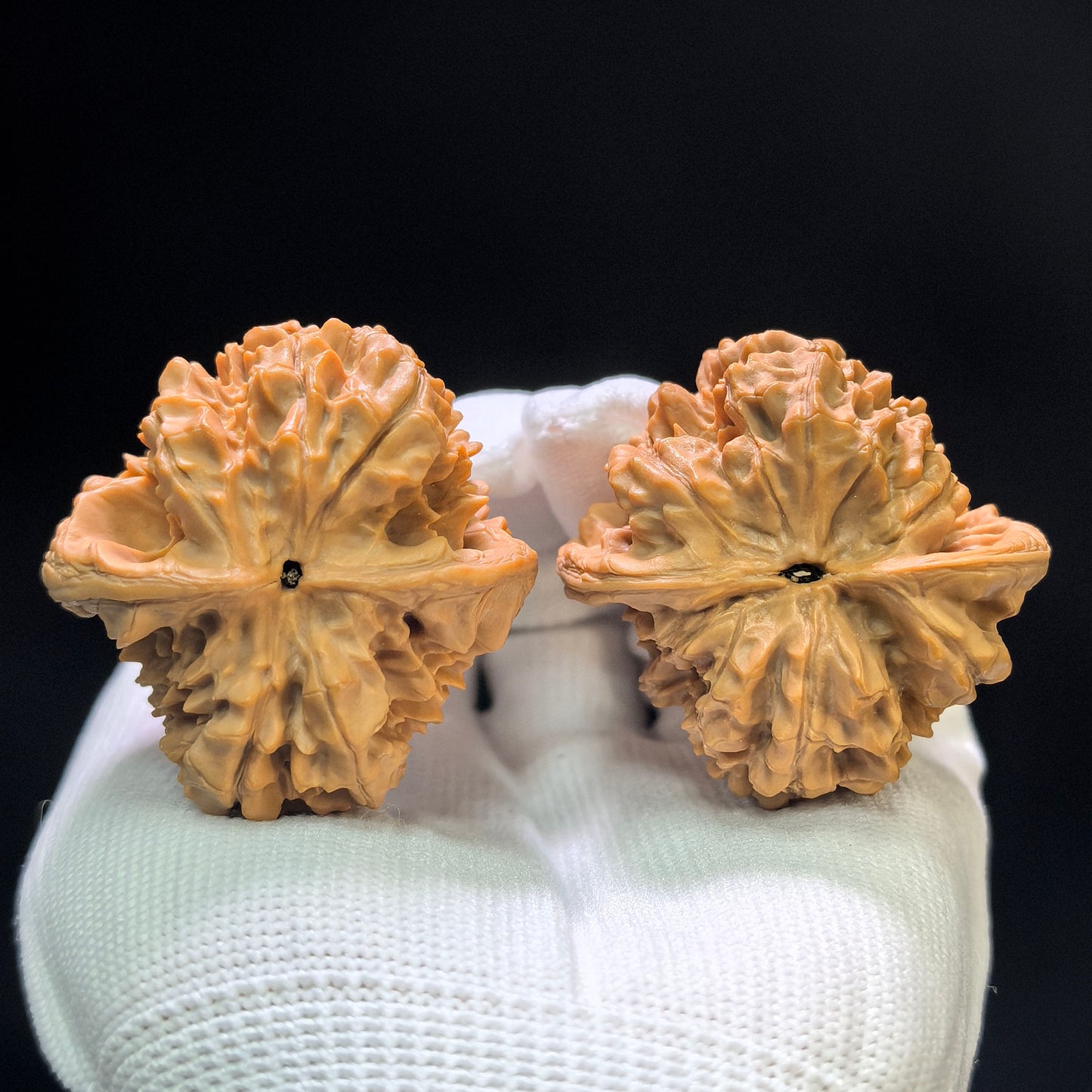 "Golden Kylin" Jinqilin Wenwan Walnuts Pair | 43.0mm x 45.0mm | JQL-1401