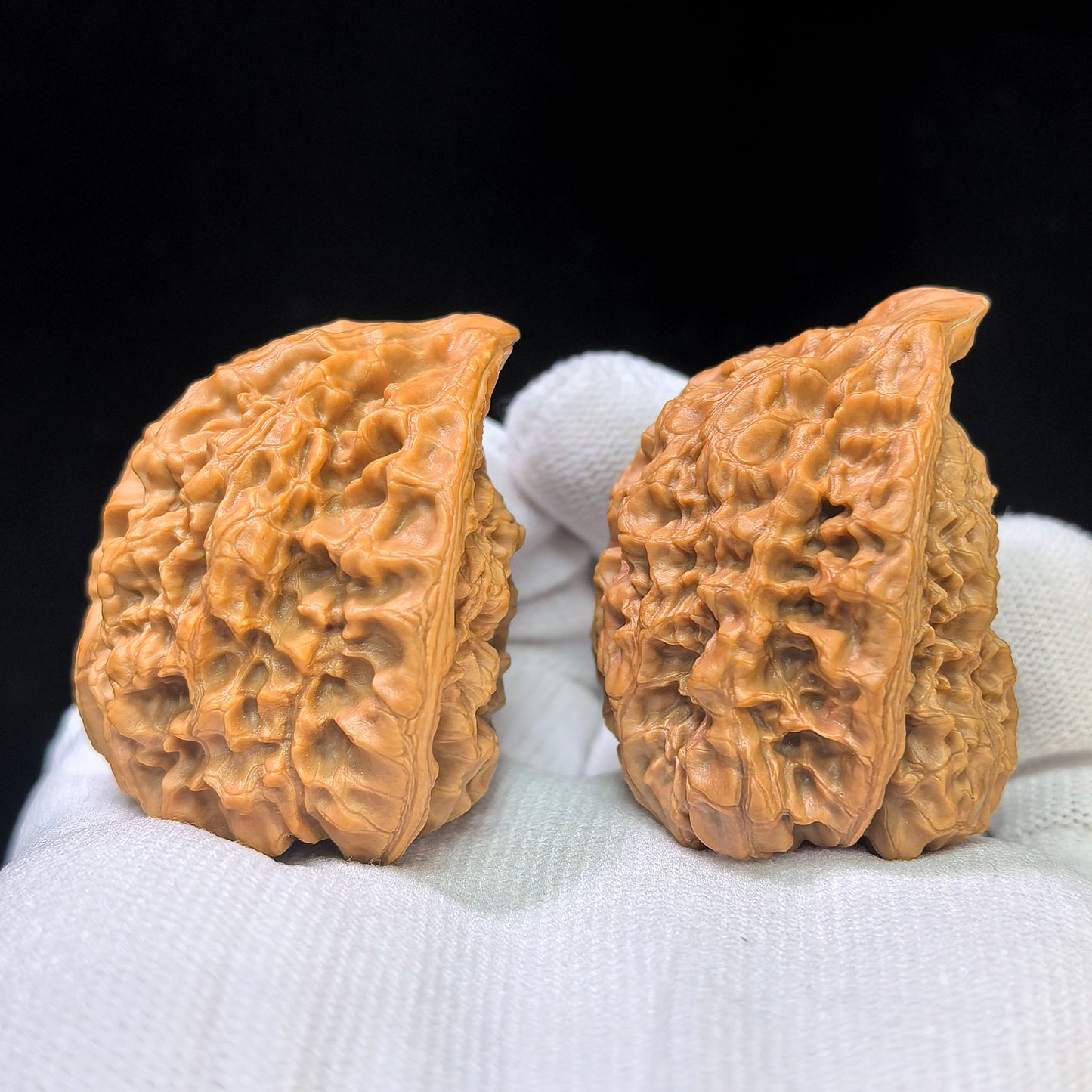 "Official Hat Snake Head" Guanmao Shetiao Wenwan Walnuts Pair | 42.0mm x 32.0mm | GMST-01SY