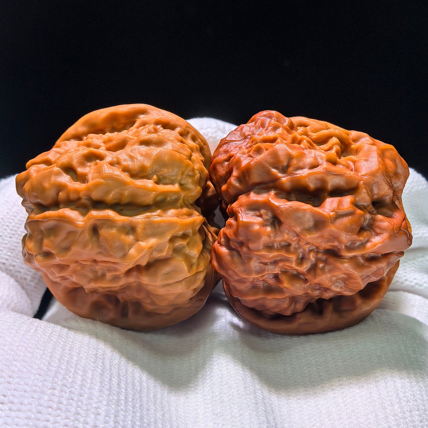 The "Mandarin Duck" (Yuan Yang) Ground-Buried & Normal Ha Ma Tou (Toad Head) Colossal Giant Pair | 38.0mm x 47.0mm | HMT-1202C