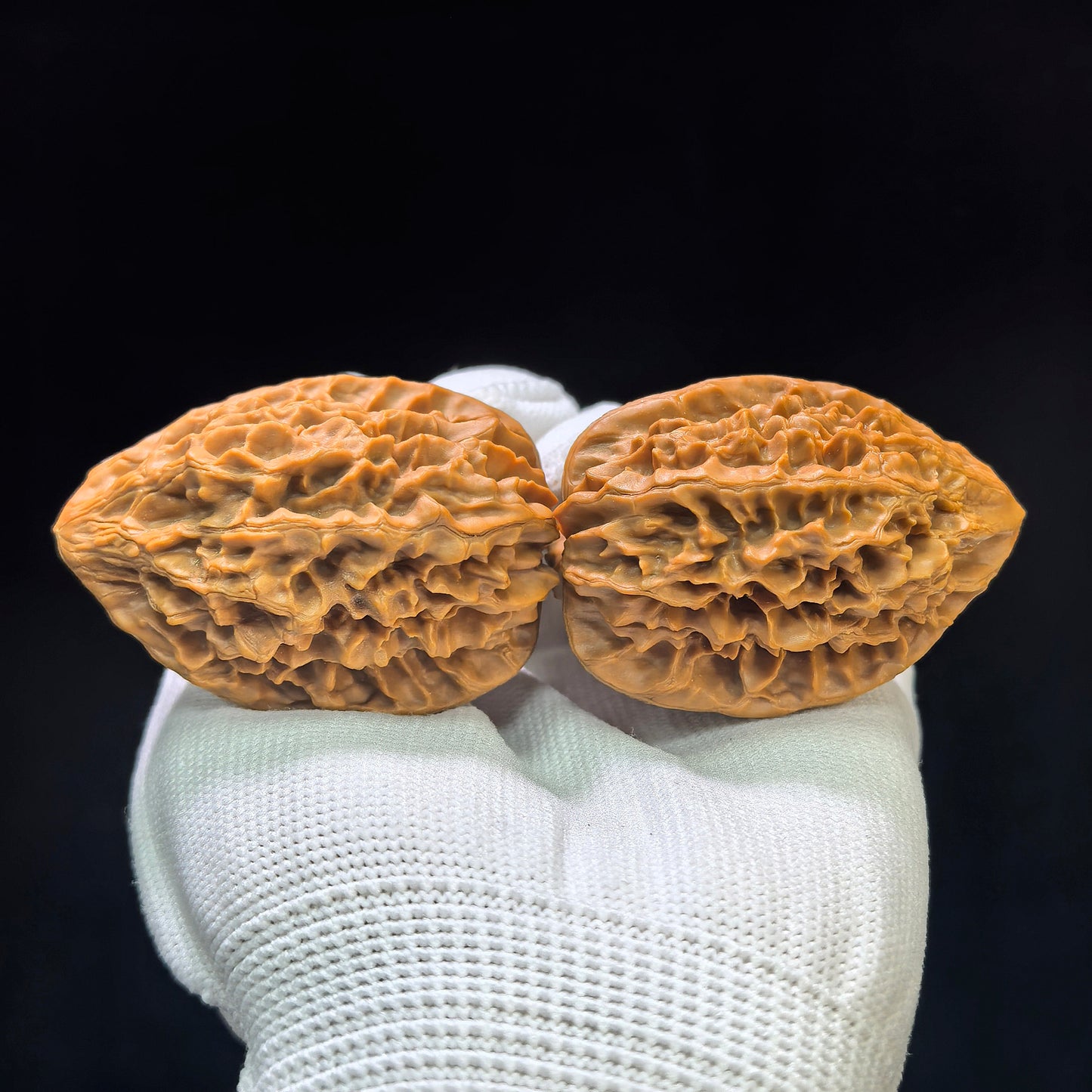 "Fortune Mouse" Zhaocai Shu ZCS-1601 Wenwan Walnuts Pair | 37.0mm x 39.0mm | ZCS-1601