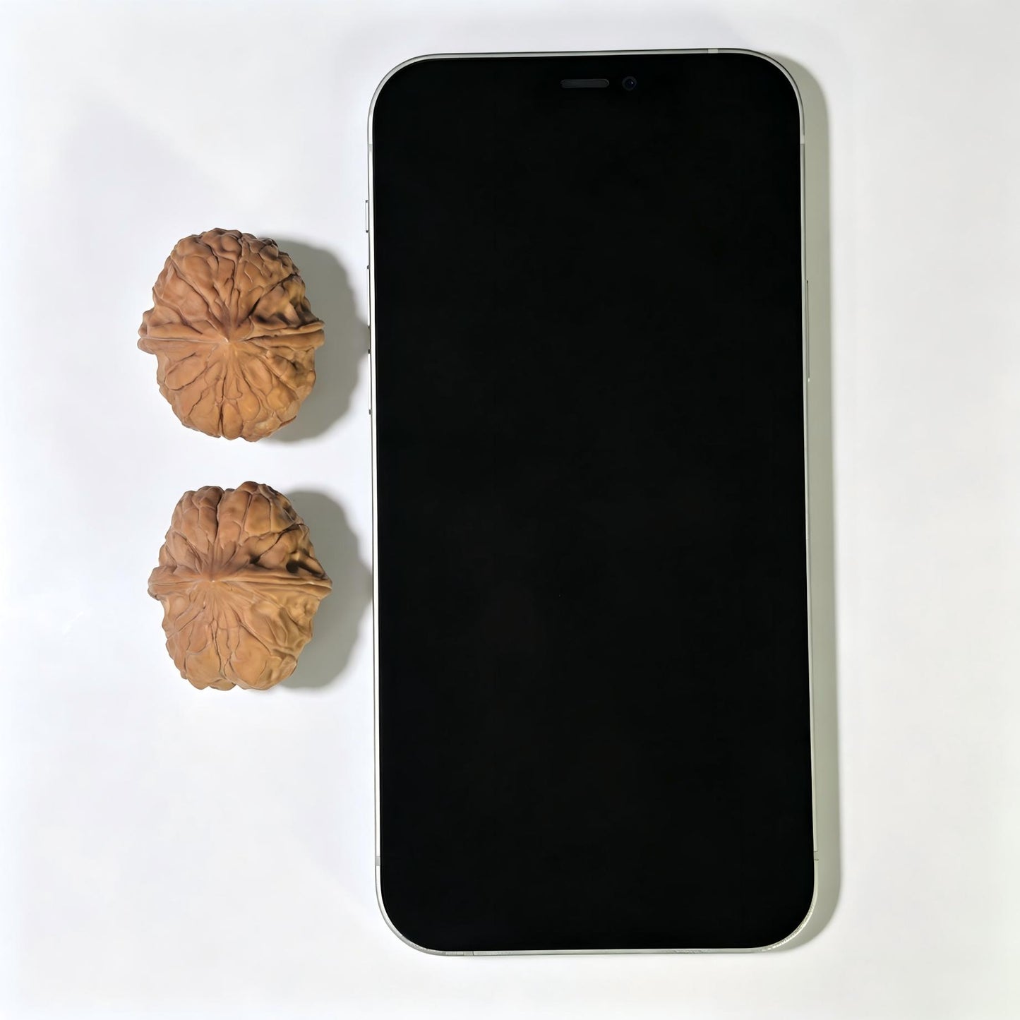 "Mini Turtle Shell Texture" Xiuzhen Gujiaowen XZGJW-1601 Pocket-Sized Wenwan Walnuts Pair | 29.0mm x 34.0mm | XZGJW-1601