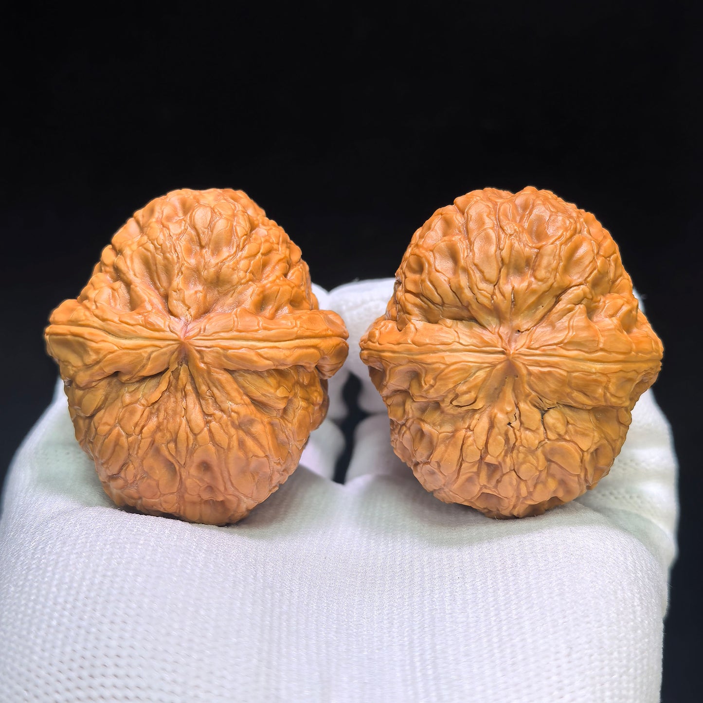 "Fried Rice Cake Roll" Lvdagun Wenwan Walnuts Pair | 43.0mm x 49.0mm | LDG-1551C