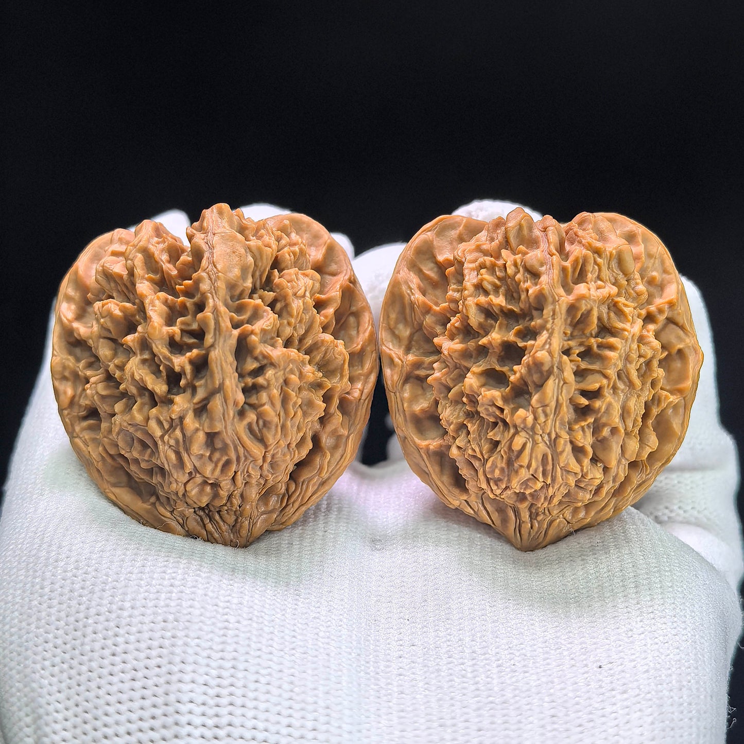 "Starry Sky" Mantianxing Wenwan Walnuts (Pair) | 40.0mm x 40.0mm | Stock ID: MTX-1401