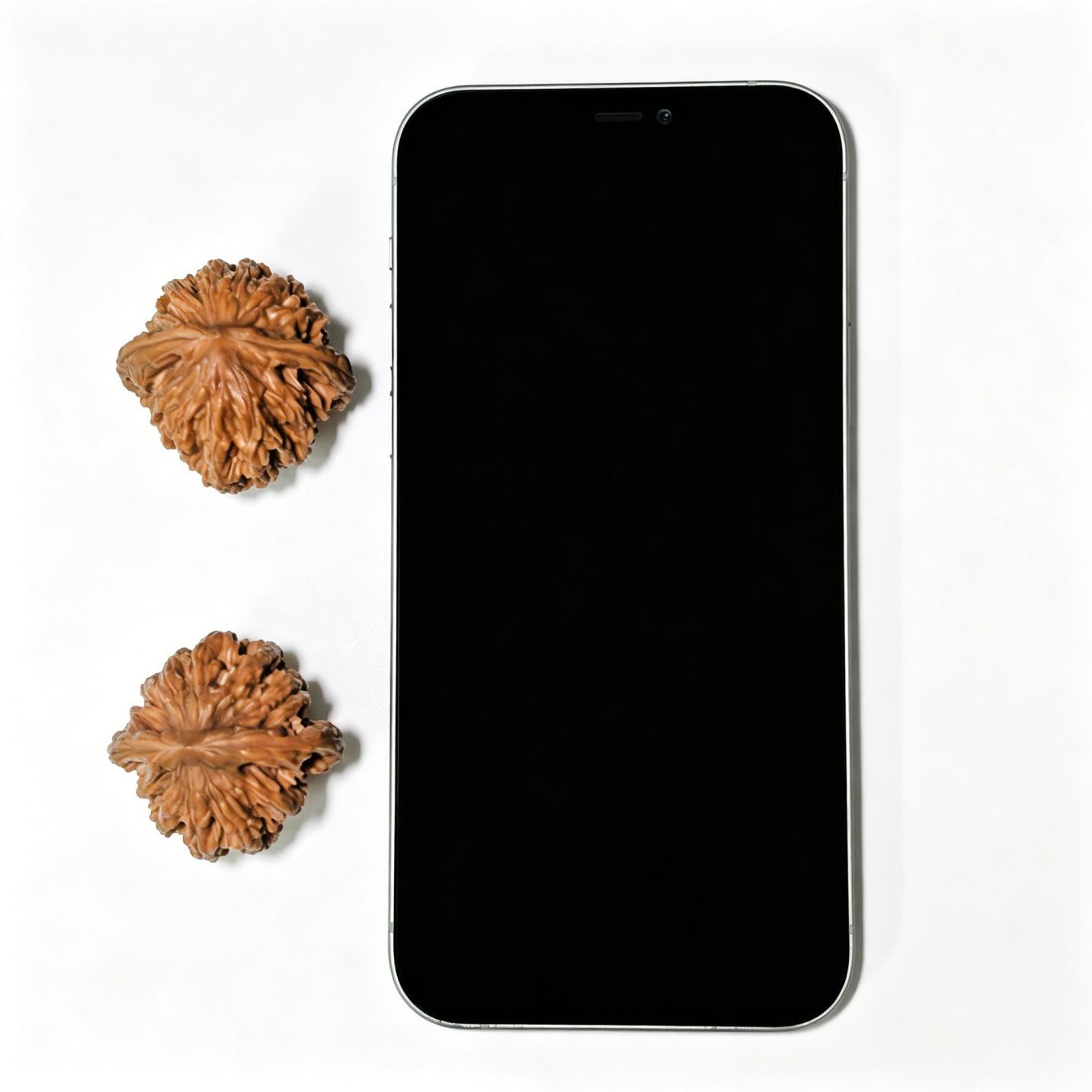 "Wheat Ear Tigerhead" Maisui Hutou MSHT-1403 Low-Profile Wenwan Walnuts Pair | 36.0mm x 35.0mm | MSHT-1403