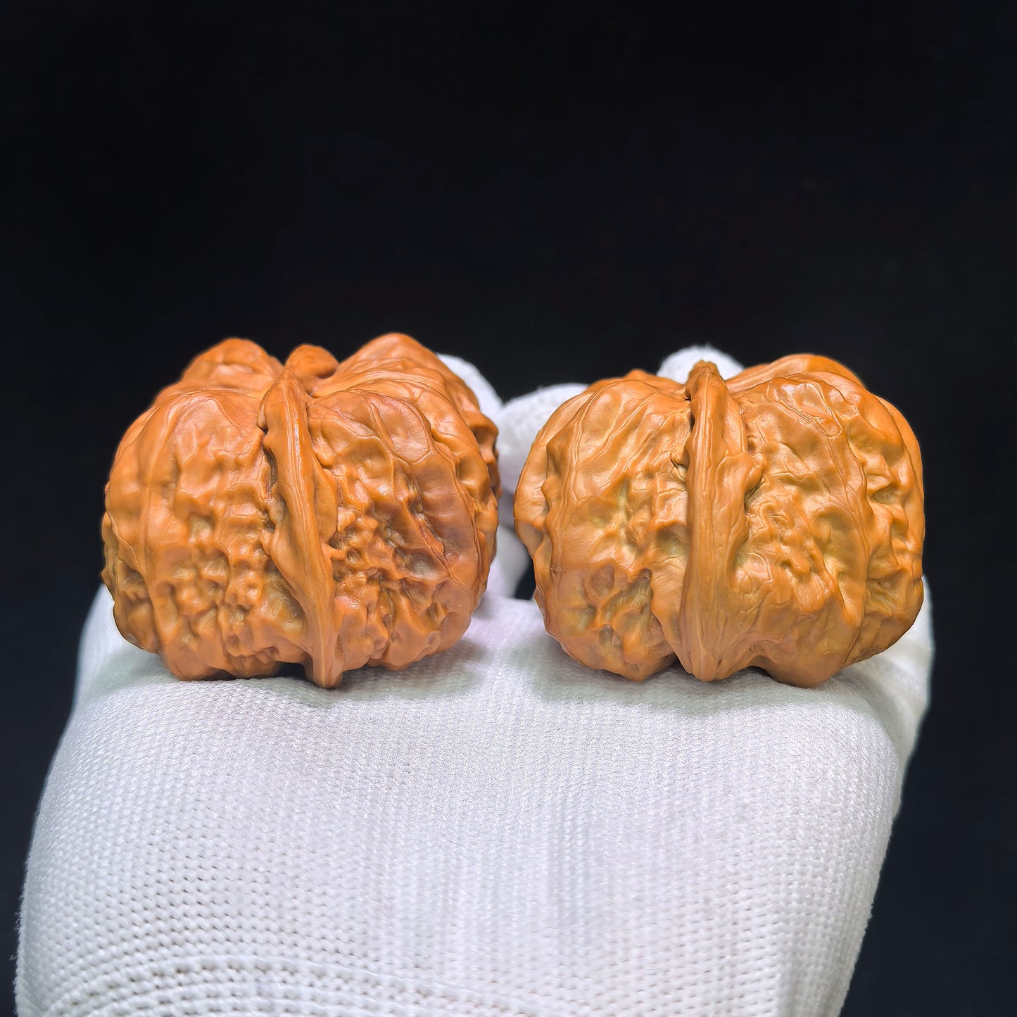 Museum-Grade "Toad Head Butterfly Conjoined Twin" (Ha Ma Tou Hu Die Lian Ti) Wild Scholar Walnut | Ultra-Rare 52.0mm x 45.0mm | High-End Collector Masterpiece | Stock ID: HDLLT-C01E