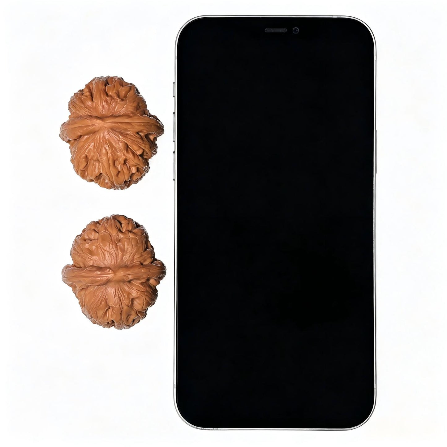"Pinggu Ingot" Pinggu Yuanbao Wenwan Walnuts Pair | 36.0mm x 39.0mm | PGYB-1101