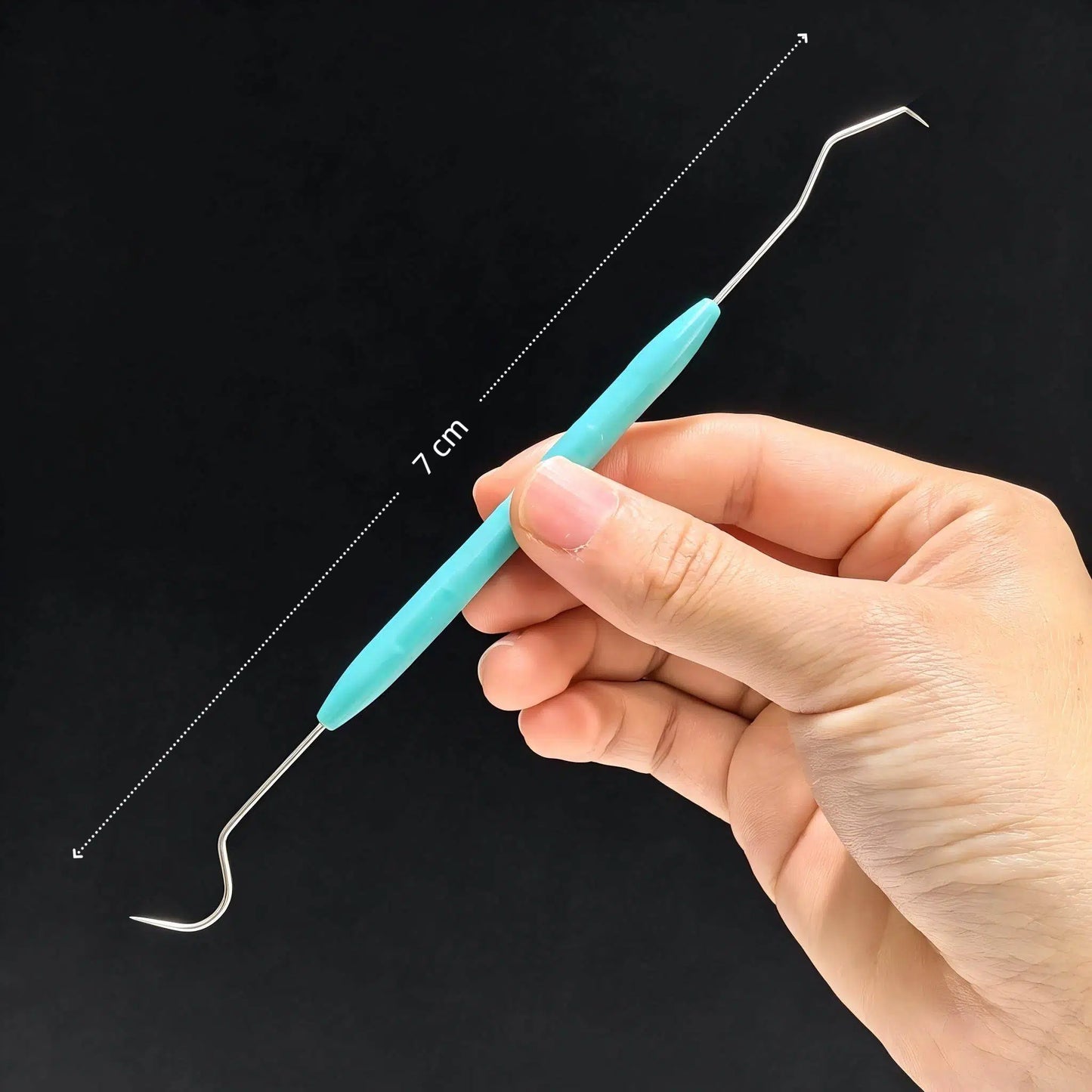 Wenwan Walnut Deep Cleaning & Maintenance Tool Set | Dual-Head Precision Hook & 10-Piece Stainless Steel Wire Filament Pack