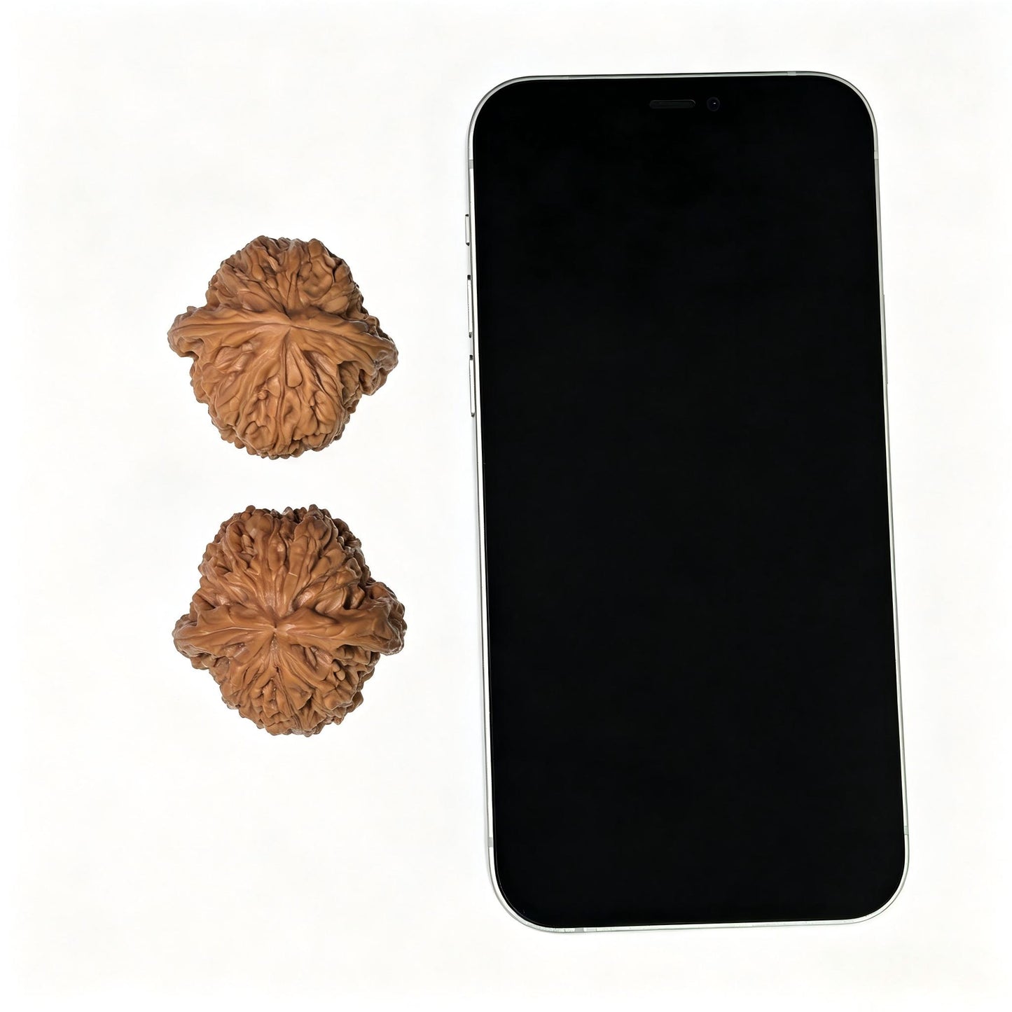 "Triangle Nanjiang Stone" Sanjiao Nanjiangshi Wenwan Walnuts Pair | 38.0mm x 38.0mm | NJS-1512C