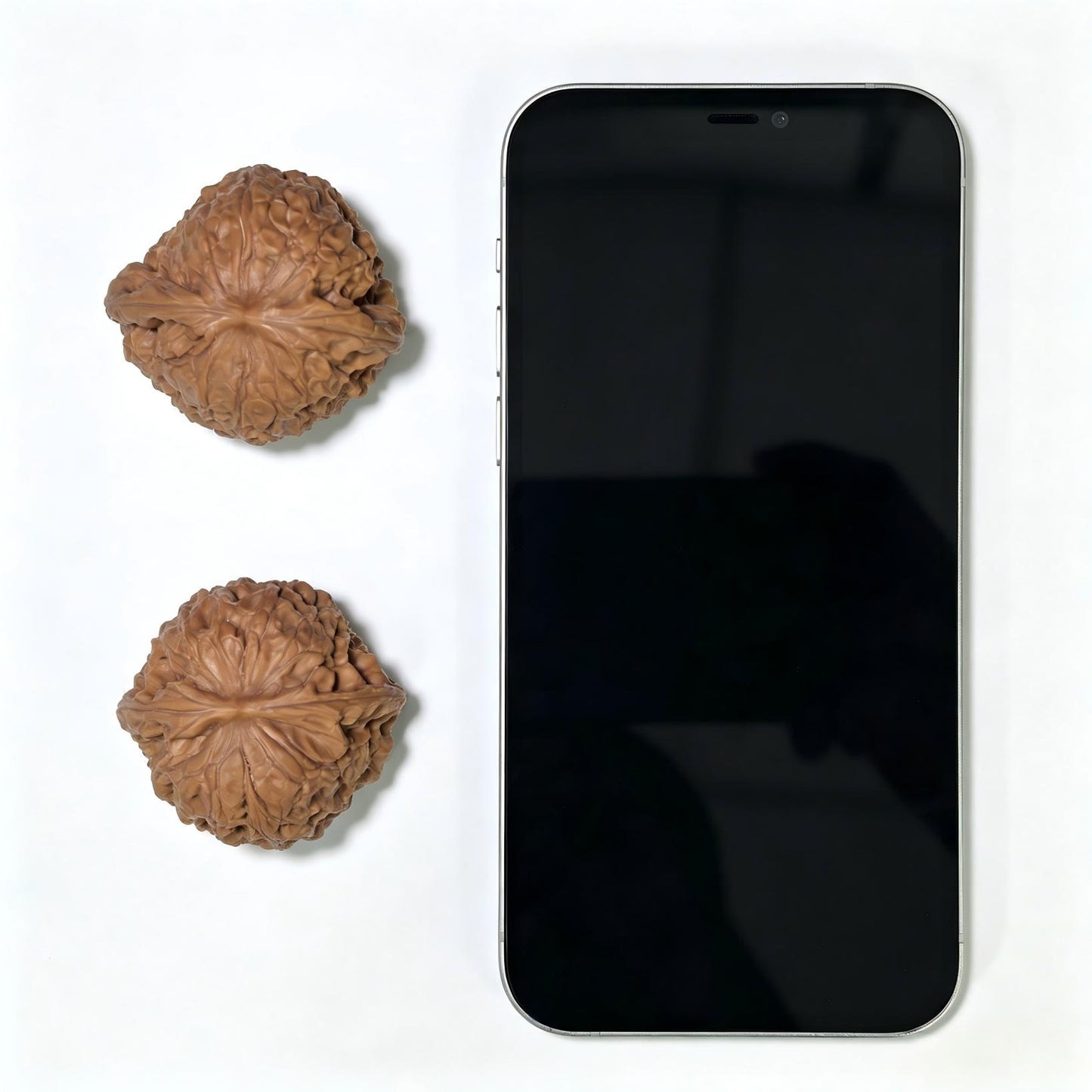 "Triangle Grand Reunion" Sanjiao Da Tuan Yuan Wenwan Walnuts (Pair) | 45.0mm x 42.0mm | Stock ID: TY-1503C