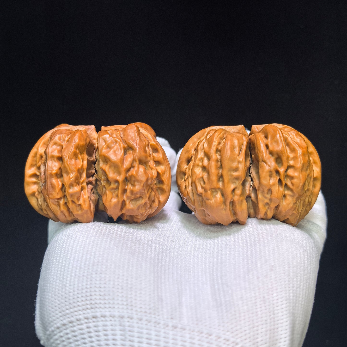 Museum-Grade "Toad Head Butterfly Conjoined Twin" (Ha Ma Tou Hu Die Lian Ti) Wild Scholar Walnut | Ultra-Rare 52.0mm x 45.0mm | High-End Collector Masterpiece | Stock ID: HDLLT-C01E