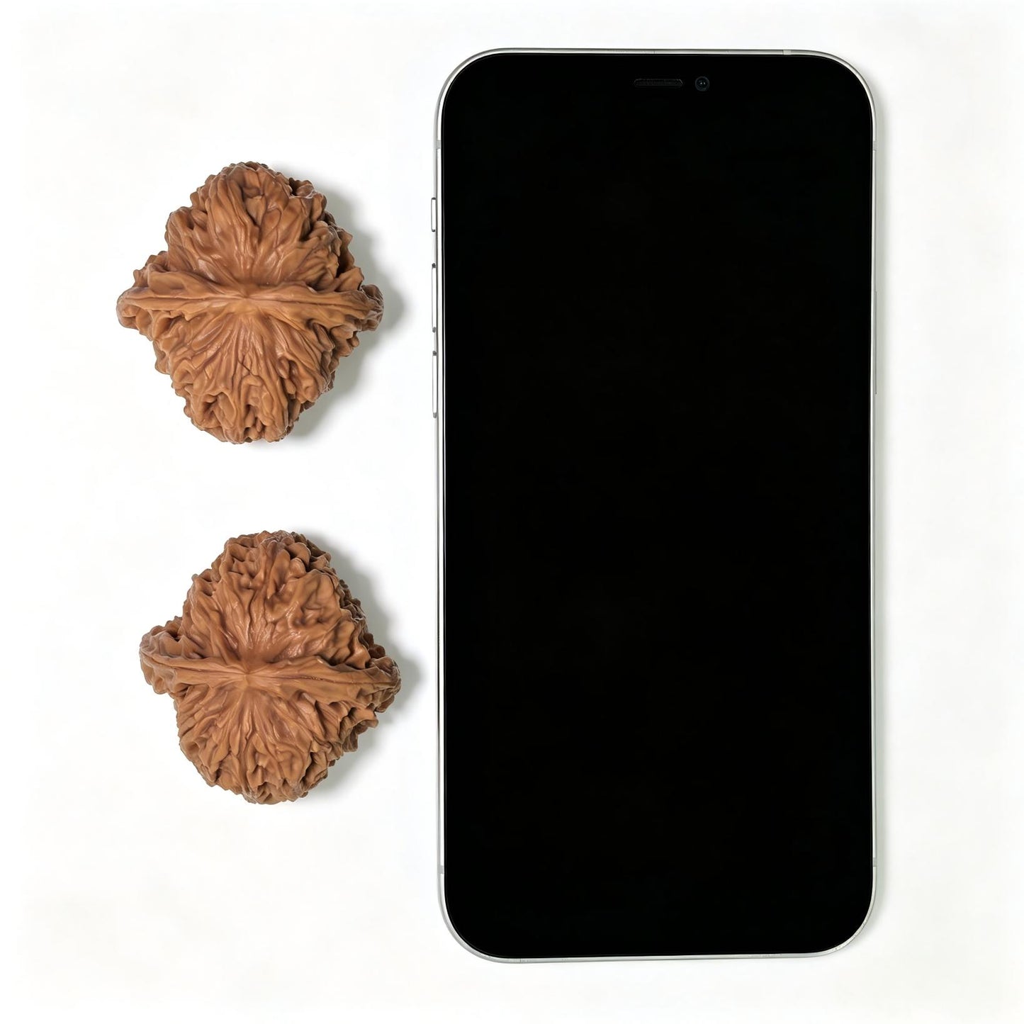 "Nanjiang Stone Red Shell" Nanjiangshi Hongke Wenwan Walnuts Pair | 41.0mm x 43.0mm | NJS-1511C