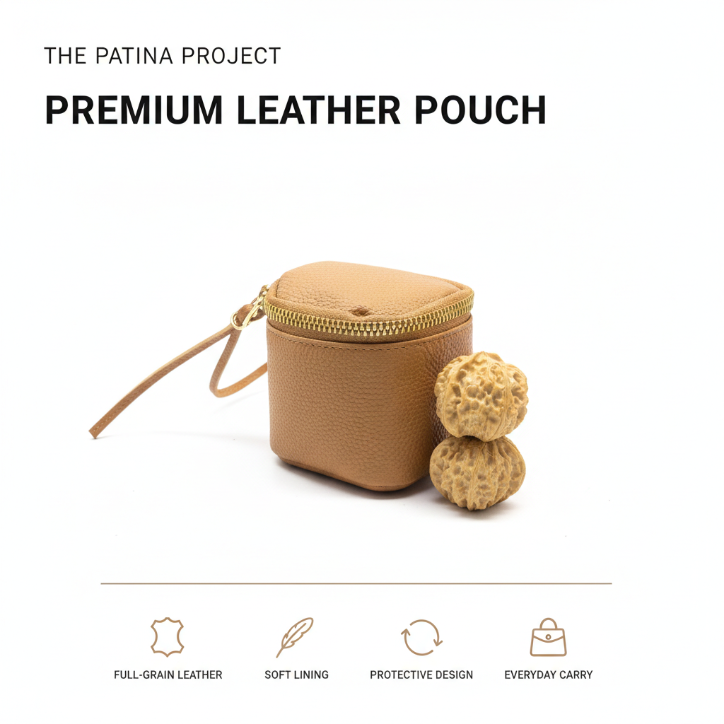 The "Patina Protector" Travel Case – Minimalist Protection for Scholar Walnuts