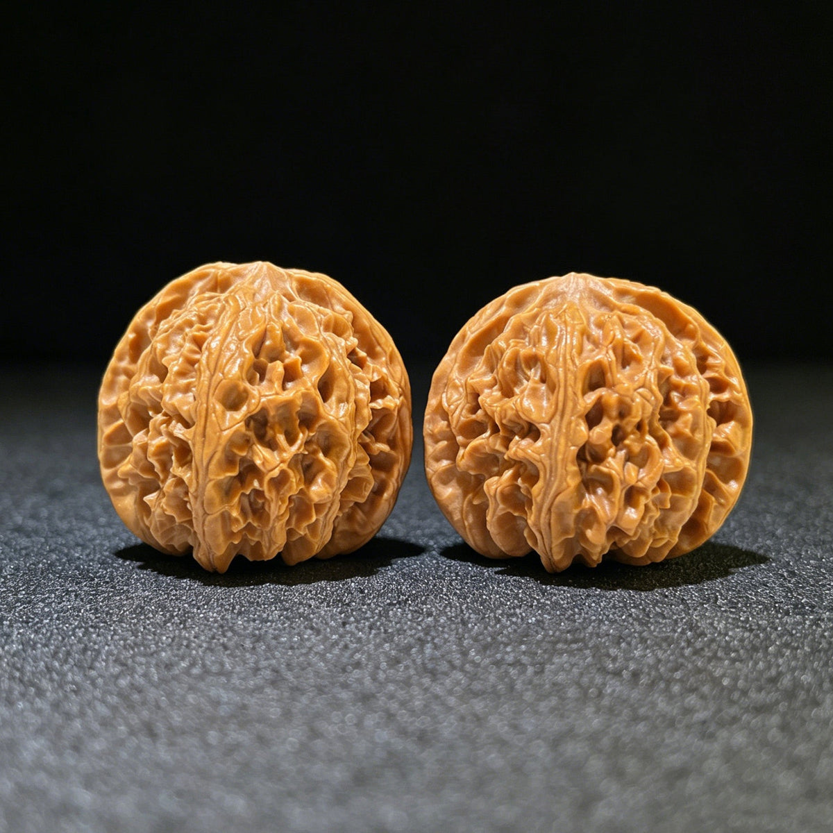 "Apple Garden" Pingguoyuan Wenwan Walnuts (Pair) | 40.0mm x 40.0mm | Stock ID: PGY-1105 - ThePatinaProject