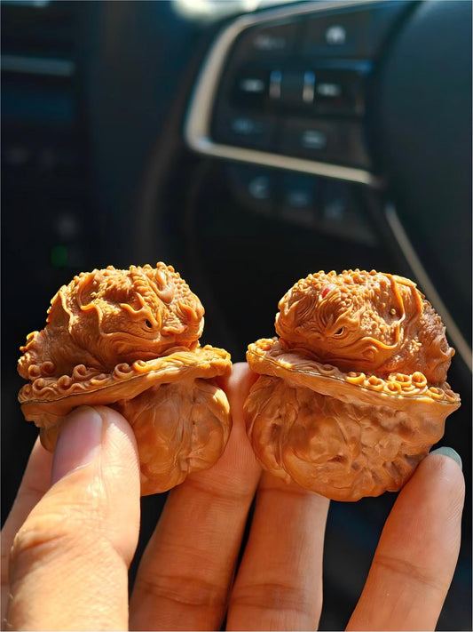 The "Imperial Gold" Collection: Master-Carved Jin Chan with 24K Gold & Gemstone Inlay (1 of 1)