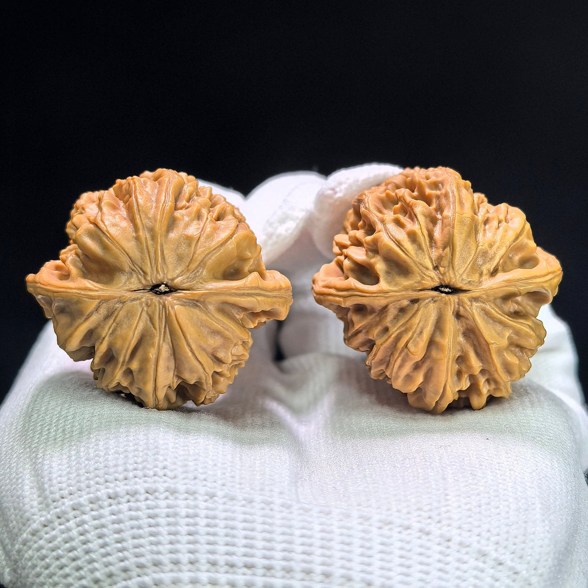 "Beijing Chicken Heart" Beijing Jixin Wenwan Walnuts Pair | 37.0mm x 35.0mm | BJJX-1401 - ThePatinaProject