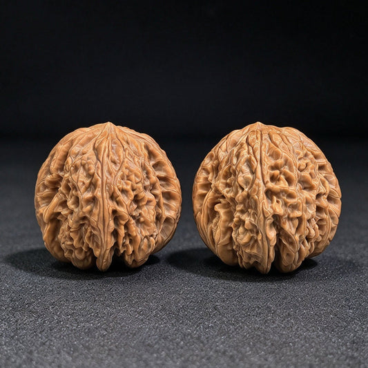 Blizzard Wenwan Walnuts Pair | Large Size 44.0mm × 45.0mm | BX-SY1A4 - ThePatinaProject