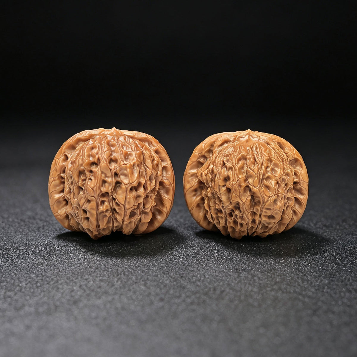 “Blood Qilin” Xue Qilin Wenwan Walnut Pair | Compact 37mm Collector Pair | 37.0mm × 37.0mm | XQL-1102 - ThePatinaProject