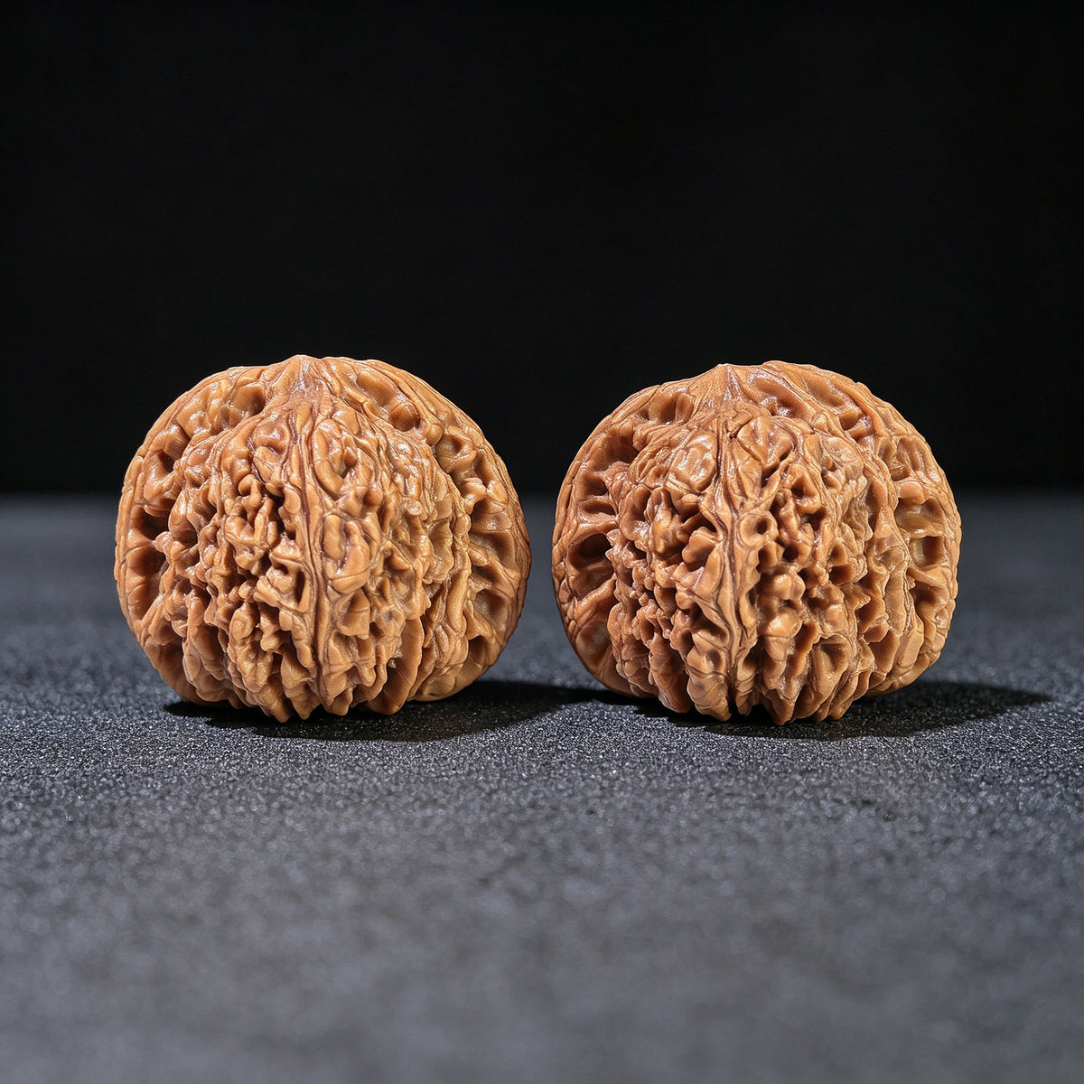 [Boutique Grade] The "Nanjiang Stone" (NJS) Concave-Base Sphere Matched Pair | 43.0mm x 41.0mm | NJS-1205C - ThePatinaProject