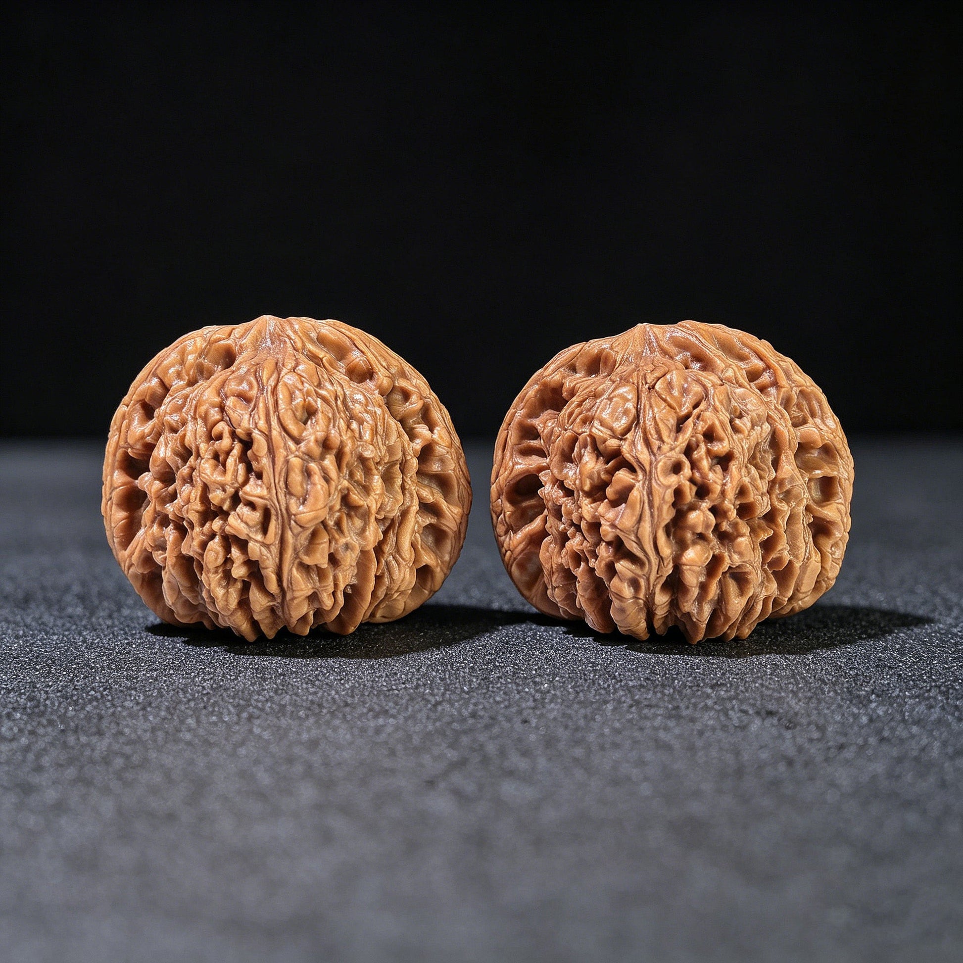 [Boutique Grade] The "Nanjiang Stone" (NJS) Concave-Base Sphere Matched Pair | 43.0mm x 41.0mm | NJS-1205C - ThePatinaProject
