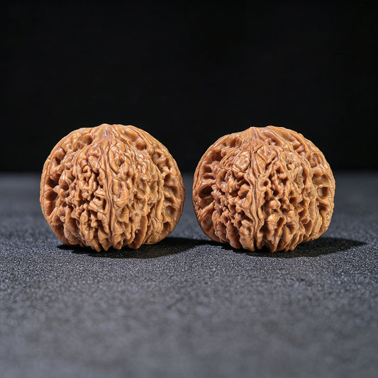 [Boutique Grade] The "Nanjiang Stone" (NJS) Concave-Base Sphere Matched Pair | 43.0mm x 41.0mm | NJS-1205C - ThePatinaProject