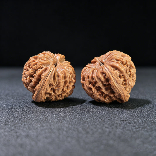 [Boutique Grade] The "Nanjiang Stone" (NJS) Concave-Base Sphere Matched Pair | 43.0mm x 41.0mm | NJS-1205C - ThePatinaProject