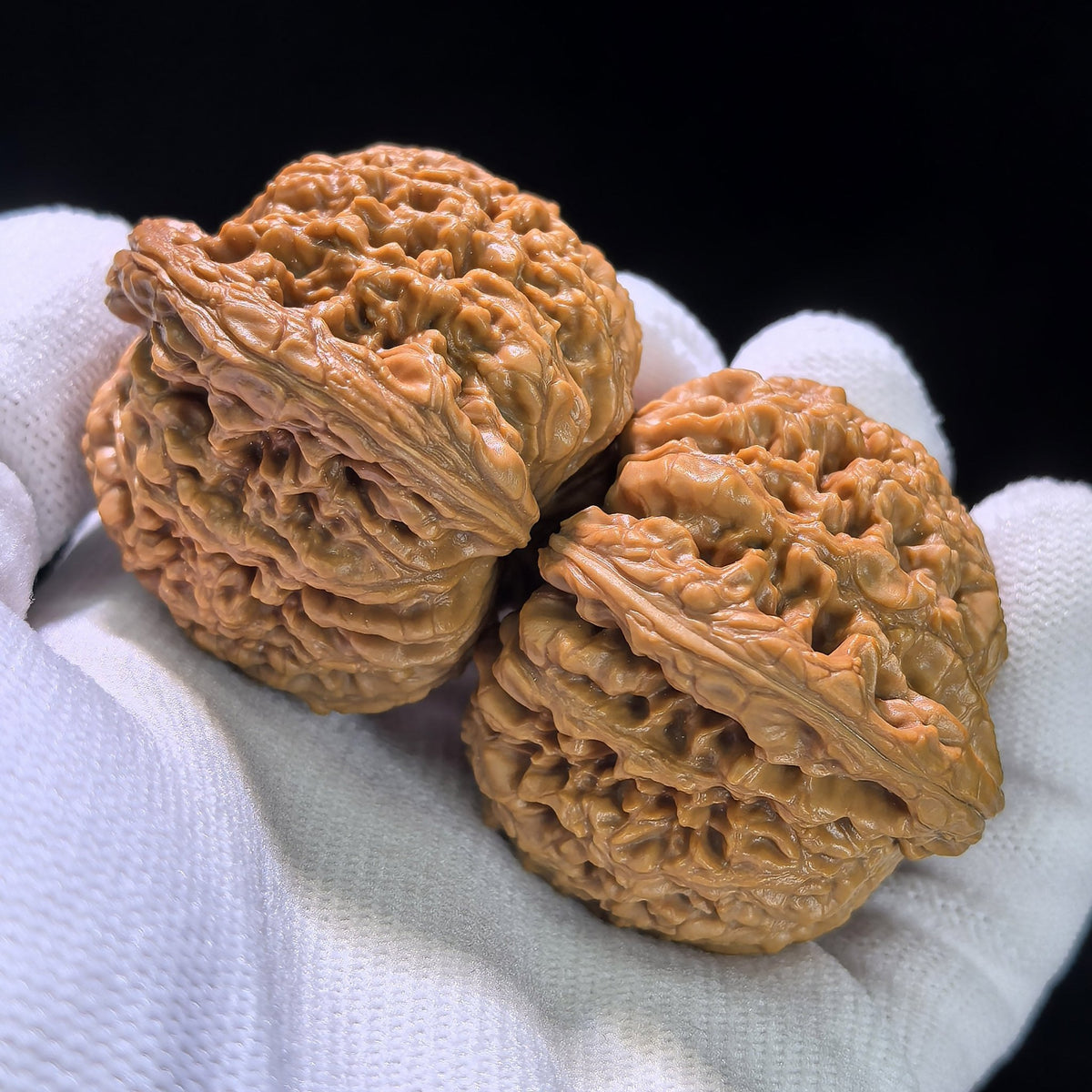[Boutique Grade] The "Nanjiang Stone" (NJS) Concave-Base Sphere Matched Pair | 43.0mm x 41.0mm | NJS-1205C - ThePatinaProject