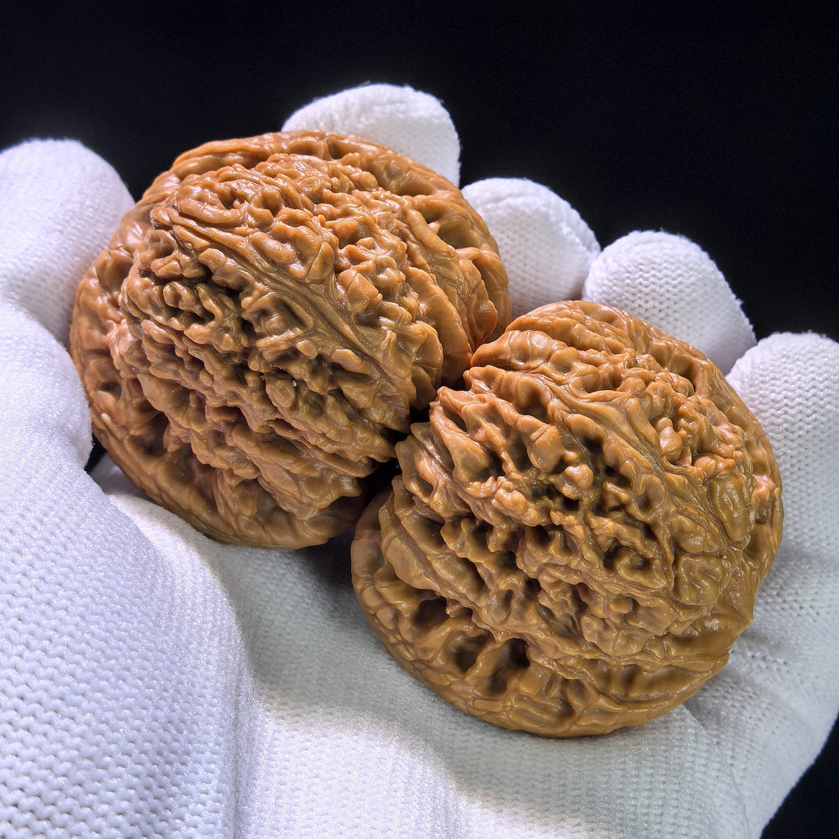 [Boutique Grade] The "Nanjiang Stone" (NJS) Concave-Base Sphere Matched Pair | 43.0mm x 41.0mm | NJS-1205C - ThePatinaProject