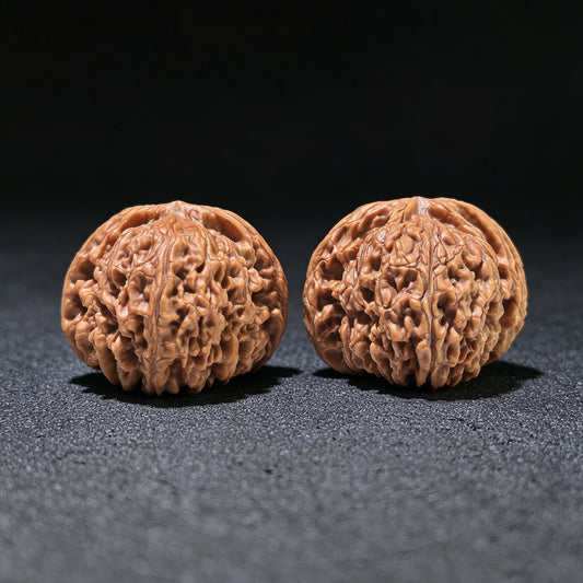 [Boutique Grade] The "Nanjiang Stone" (NJS) Concave-Base Sphere Matched Pair | 43.0mm x 43.0mm | NJS-1203C - ThePatinaProject