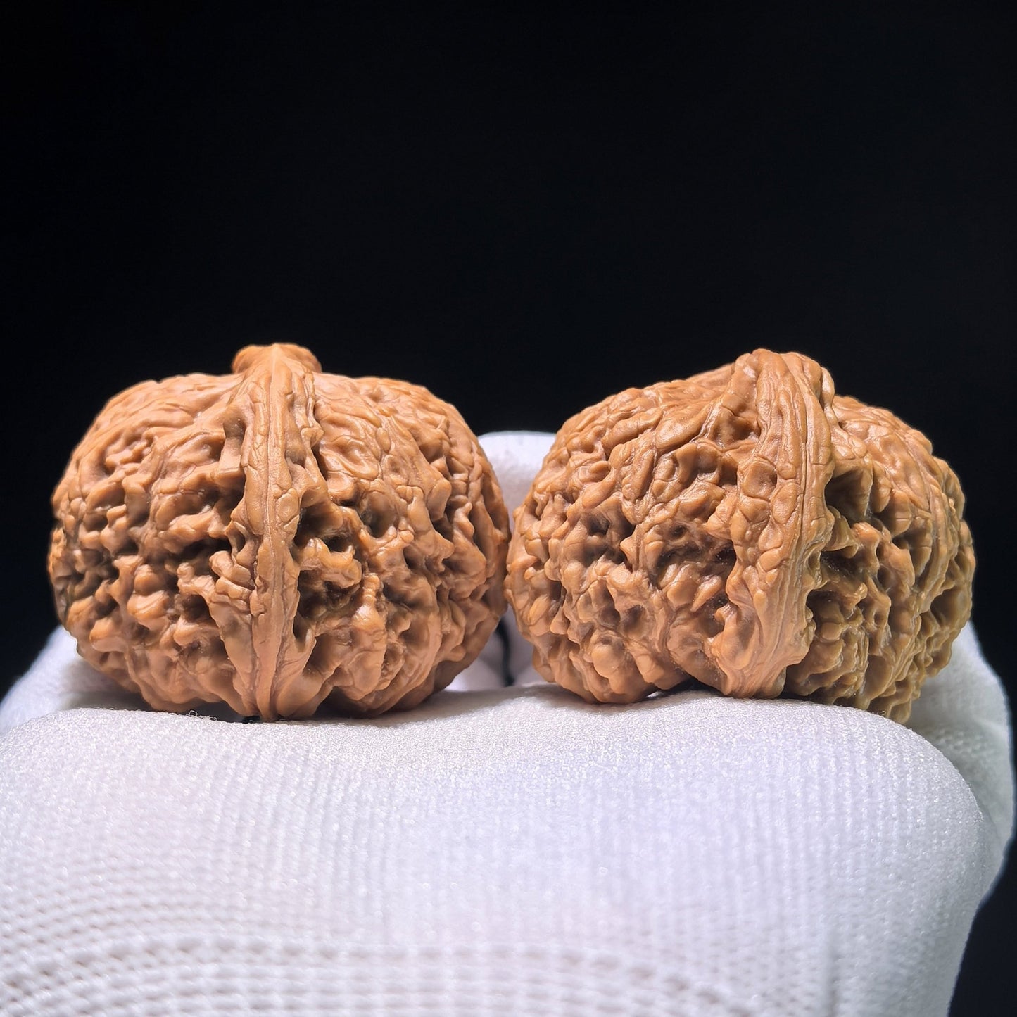 [Boutique Grade] The "Nanjiang Stone" (NJS) Concave-Base Sphere Matched Pair | 43.0mm x 43.0mm | NJS-1203C - ThePatinaProject