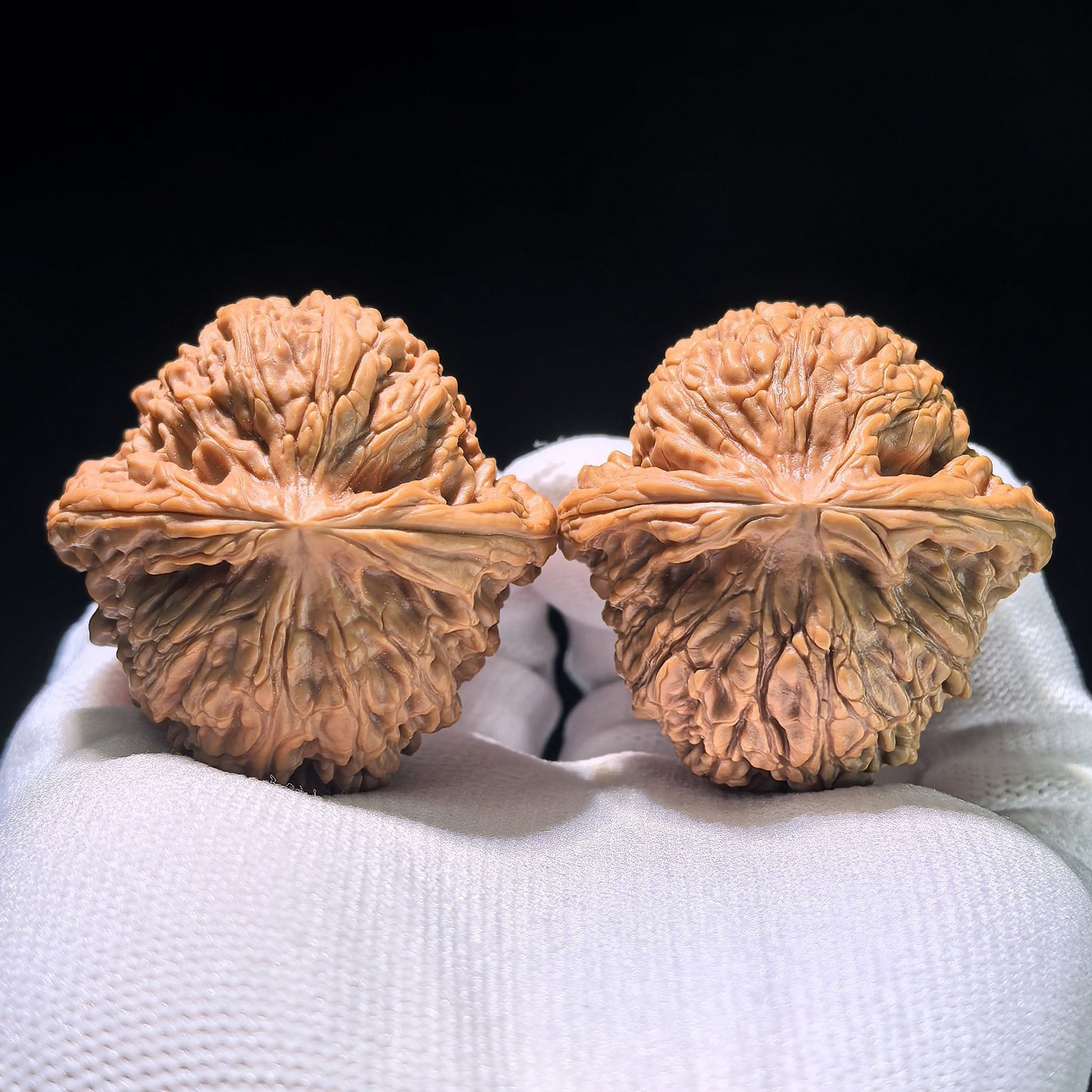 [Boutique Grade] The "Nanjiang Stone" (NJS) Concave-Base Sphere Matched Pair | 43.0mm x 43.0mm | NJS-1203C - ThePatinaProject