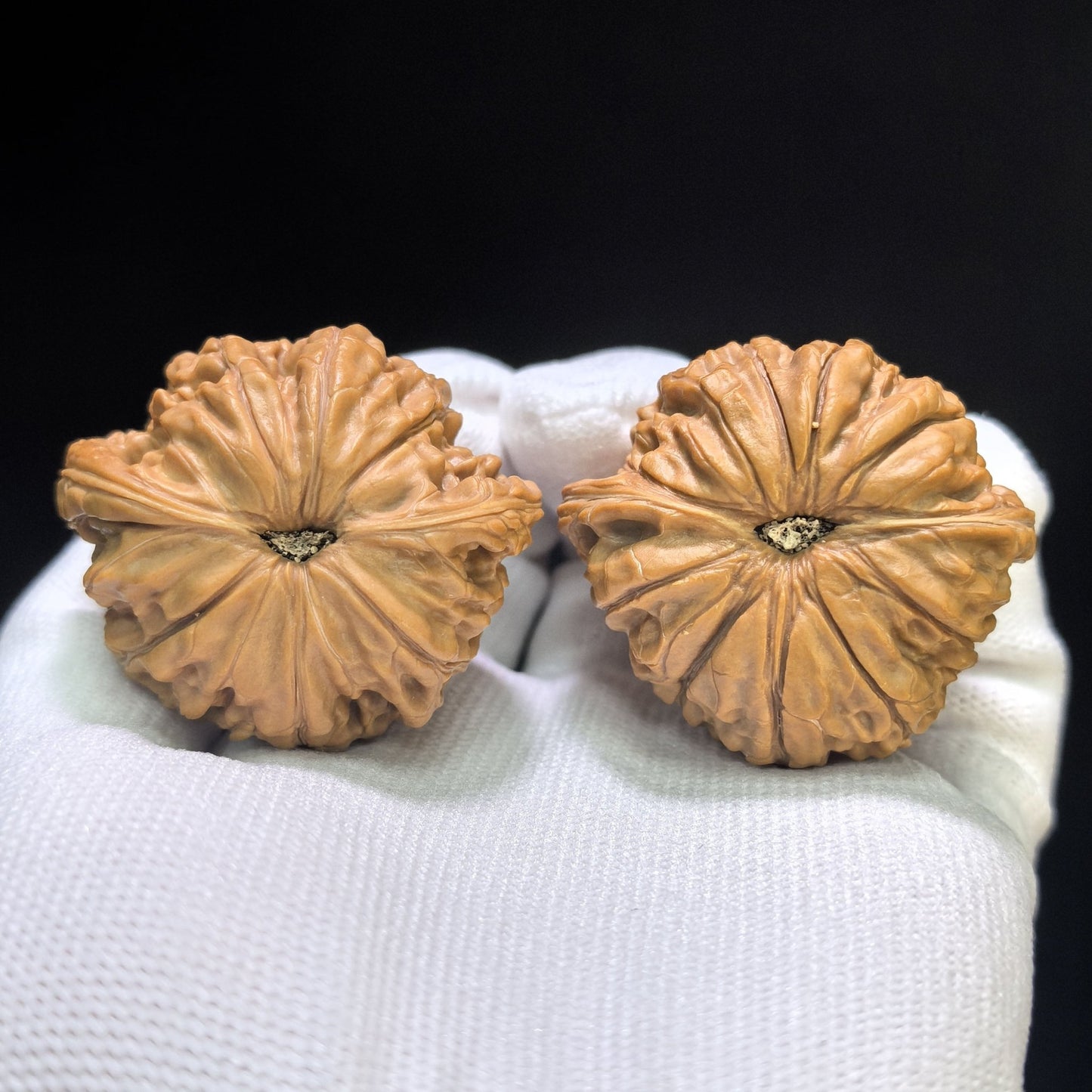 "Classic Millstone" Zheng Mopan Low-Profile Wenwan Walnuts Pair | 42.0mm x 38.0mm | MP-1506C - ThePatinaProject