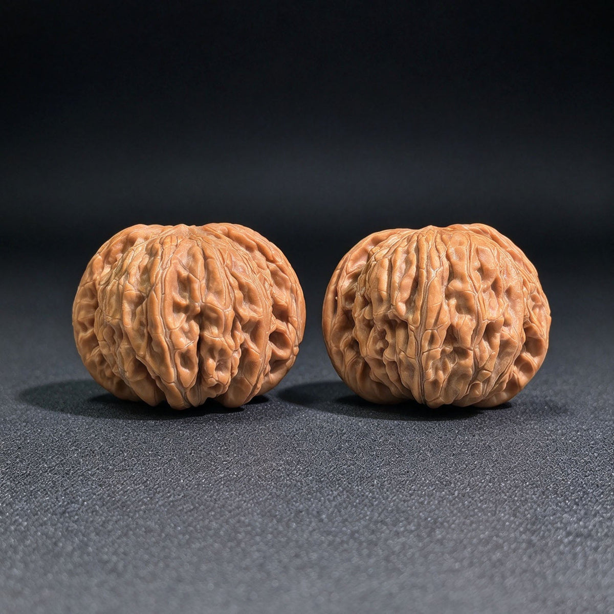"Classic Mopan / Millstone" Heirloom Collection Wenwan Walnuts Pair | 42.0mm x 41.0mm | MP-1002 - ThePatinaProject