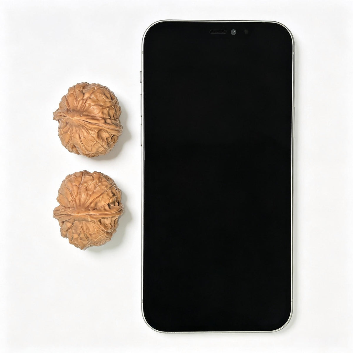 Compact Turtle-Shell Pattern Wenwan Walnut Pair — 31.0mm x 35.0mm | GJW-1101 - ThePatinaProject