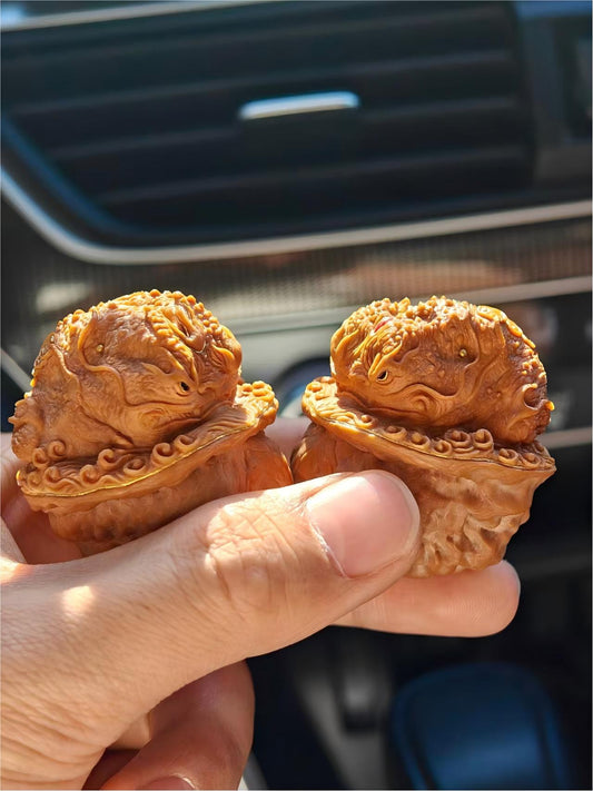 The "Imperial Gold" Collection: Master-Carved Jin Chan with 24K Gold & Gemstone Inlay (1 of 1)