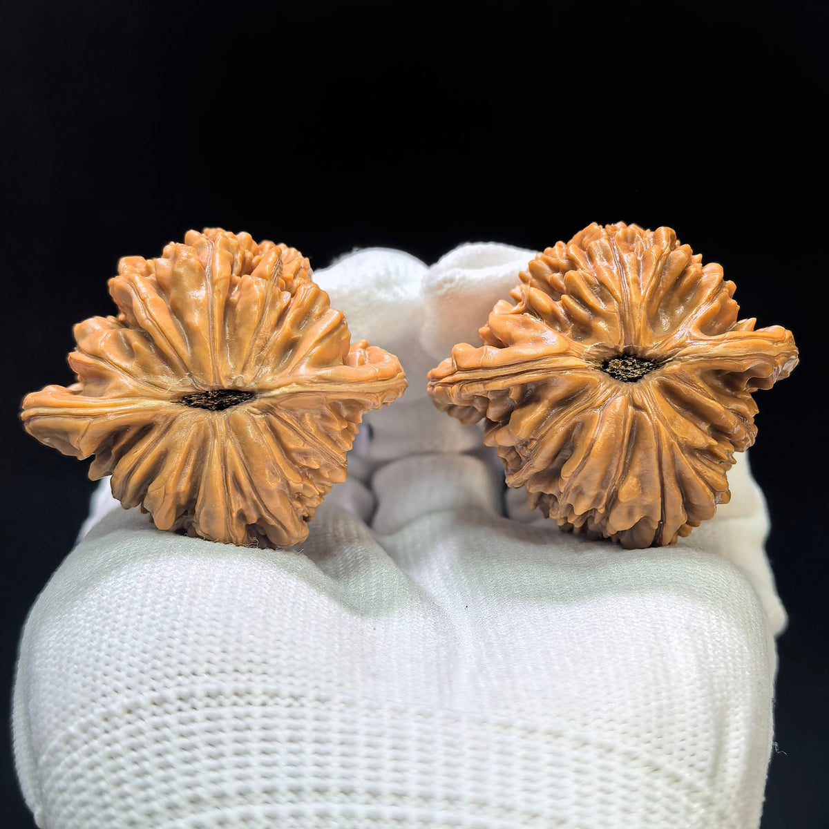 “Four Towers” Sizoulou Wenwan Walnut Pair | Broad-Shouldered Classic Form | 43.0mm × 39.0mm | SZL-1604 - ThePatinaProject