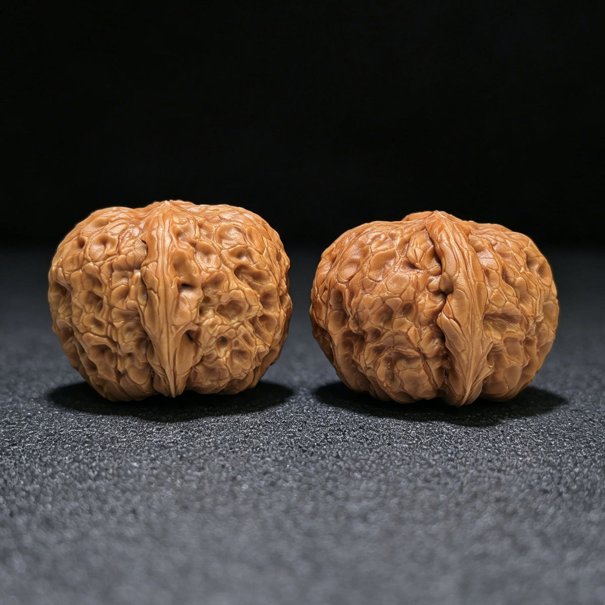 "Fried Rice Cake Roll" Lvdagun Wenwan Walnuts Pair | 43.0mm x 49.0mm | LDG-1551C - ThePatinaProject