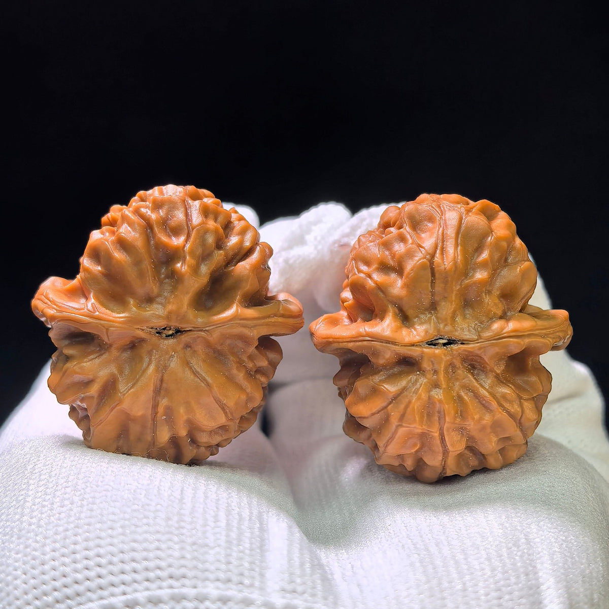 "Golf Ball" Gaoerfu Low-Profile Wenwan Walnuts Pair | 34.0mm x 37.0mm | GEF-1101 - ThePatinaProject