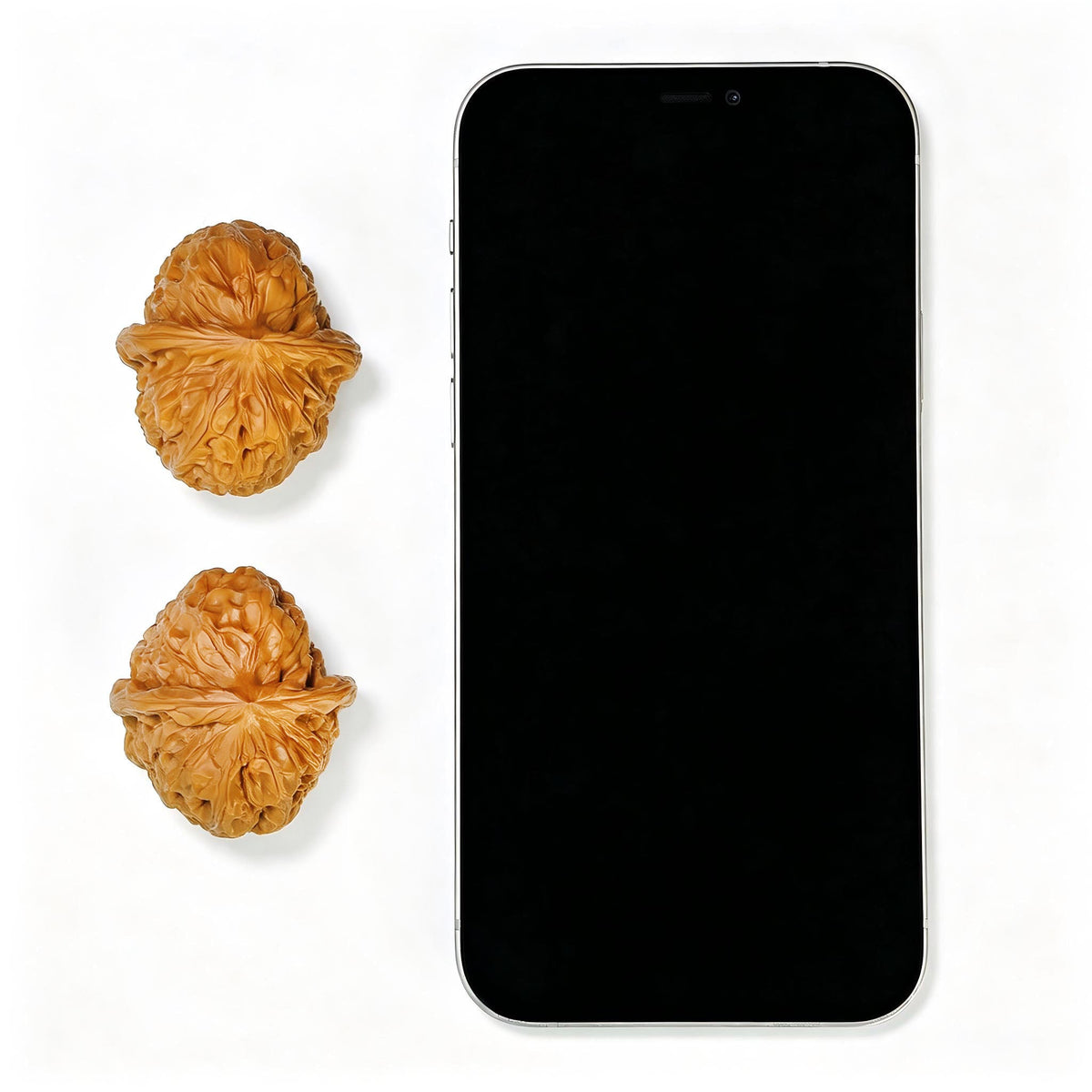 “Gongqiao” Concave-Base Mini Pumpkin Wenwan Walnut Pair | 36.0mm × 41.0mm | BDXNG-17H6 - ThePatinaProject