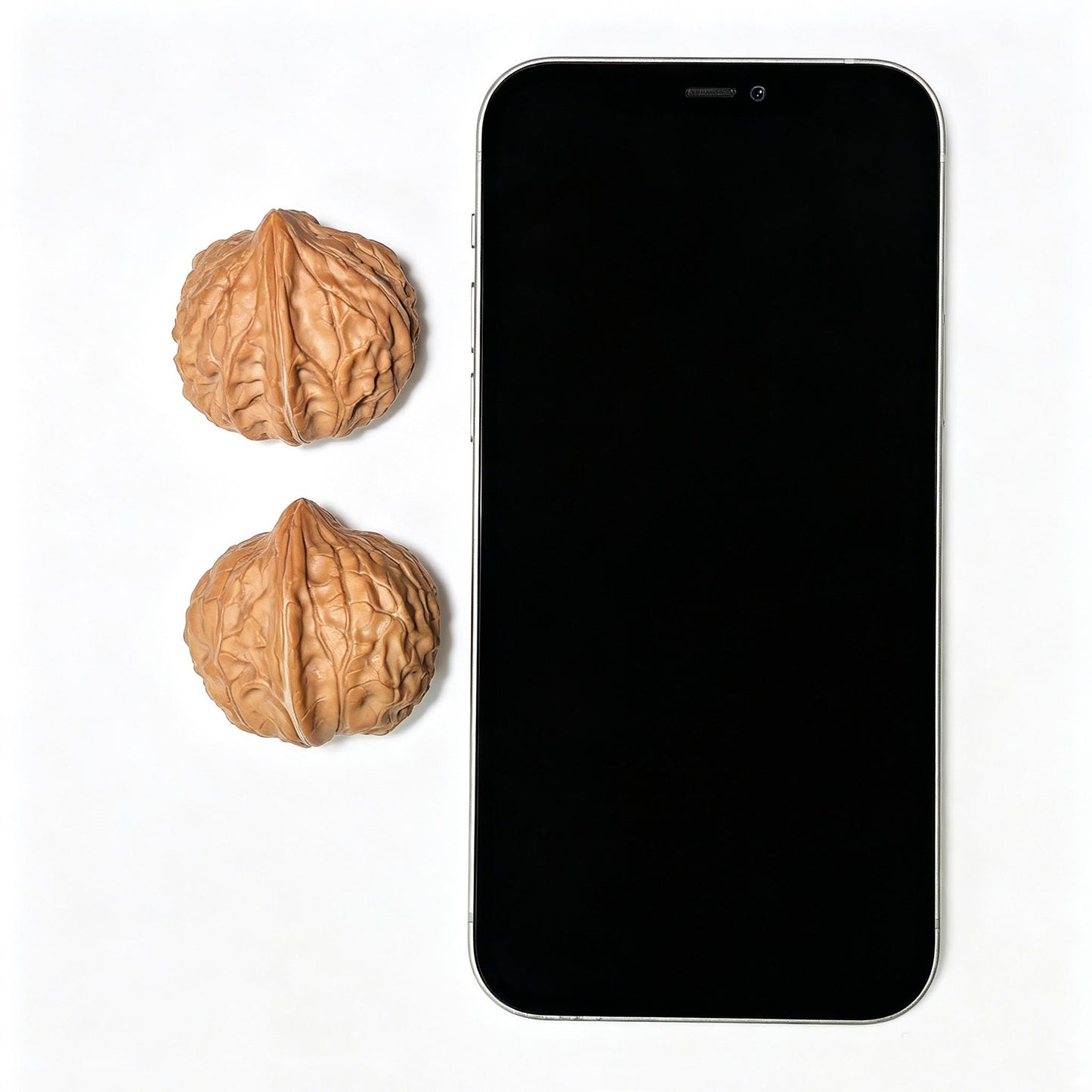 Guijiawen Banbi (Turtle Shell Half-Wall) Scholar Walnuts Pair | 32.0mm x 37.0mm | Stock ID: GJWBB-401E - ThePatinaProject