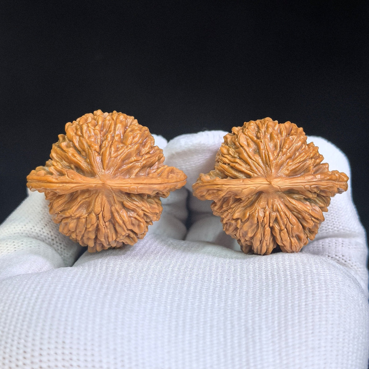 "Han High Tower" Hangao Lou HGL-SY1A3 Low-Profile Wenwan Walnuts Pair | 39.0mm x 34.0mm | HGL-SY1A3 - ThePatinaProject